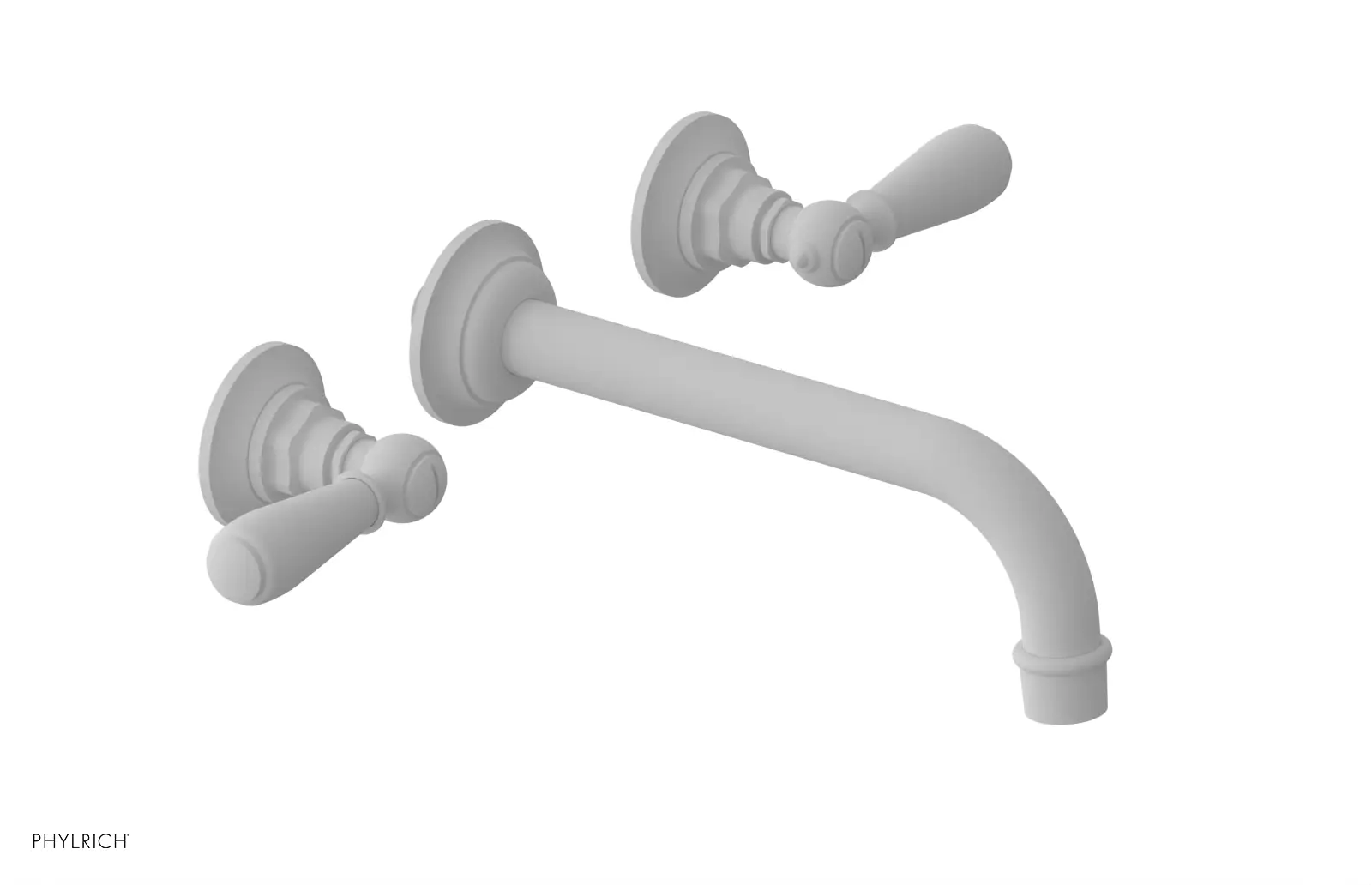 Phylrich Jamestown Wall Lavatory Set with Lever Handle by Phylrich