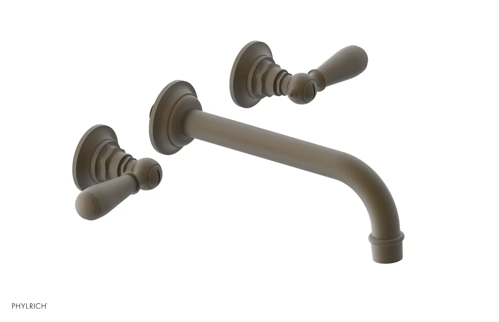 Phylrich Jamestown Wall Tub Set with Lever Handle by Phylrich