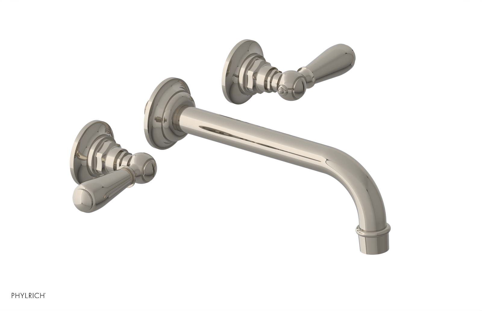 Phylrich Jamestown Wall Tub Set with Lever Handle by Phylrich