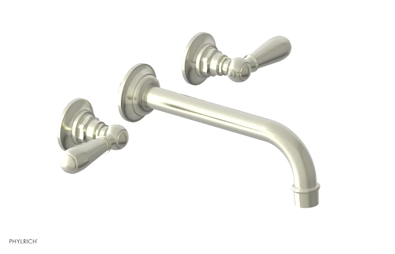 Phylrich Jamestown Wall Tub Set with Lever Handle by Phylrich