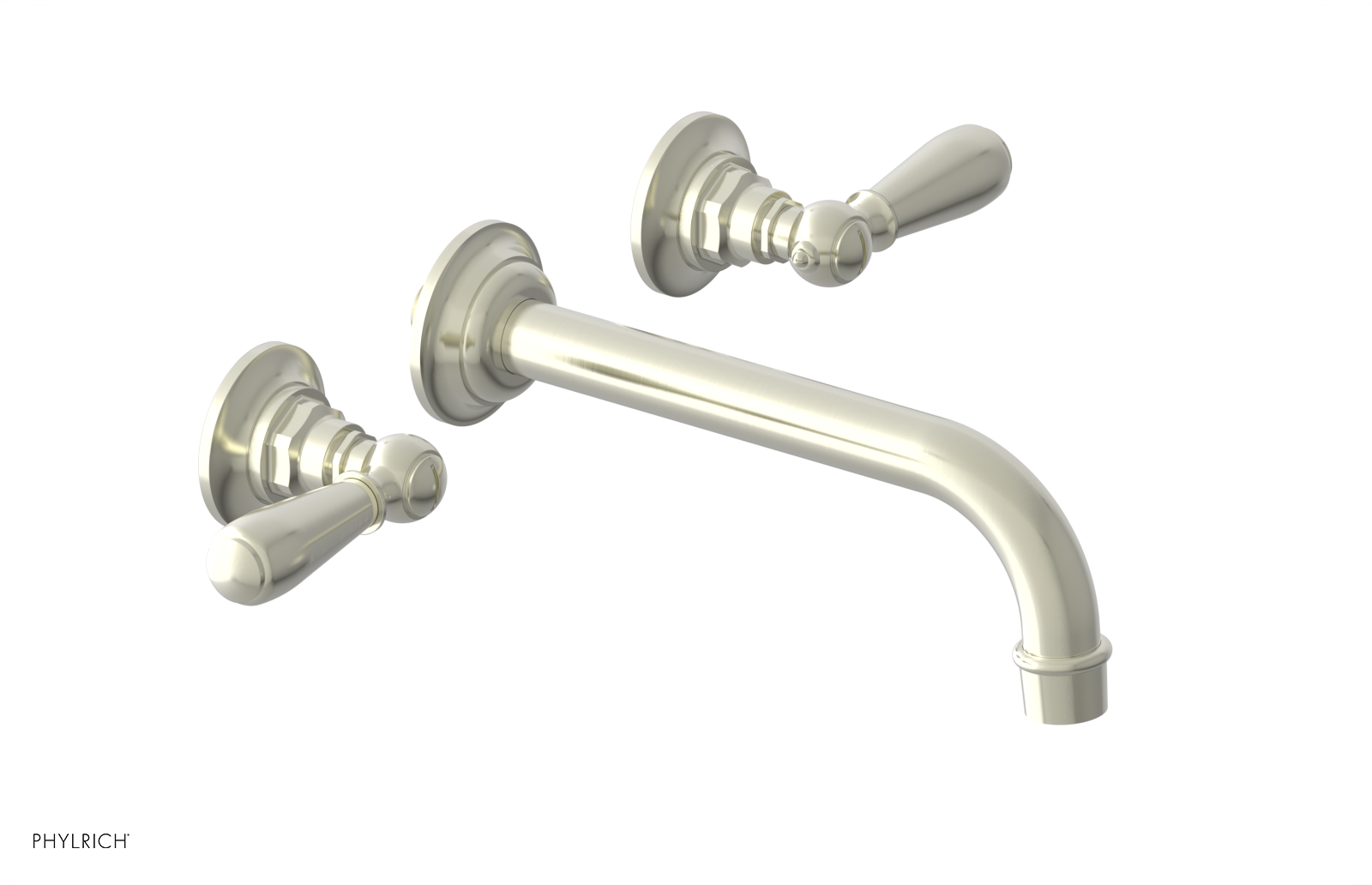Phylrich Jamestown Wall Lavatory Set with Lever Handle by Phylrich