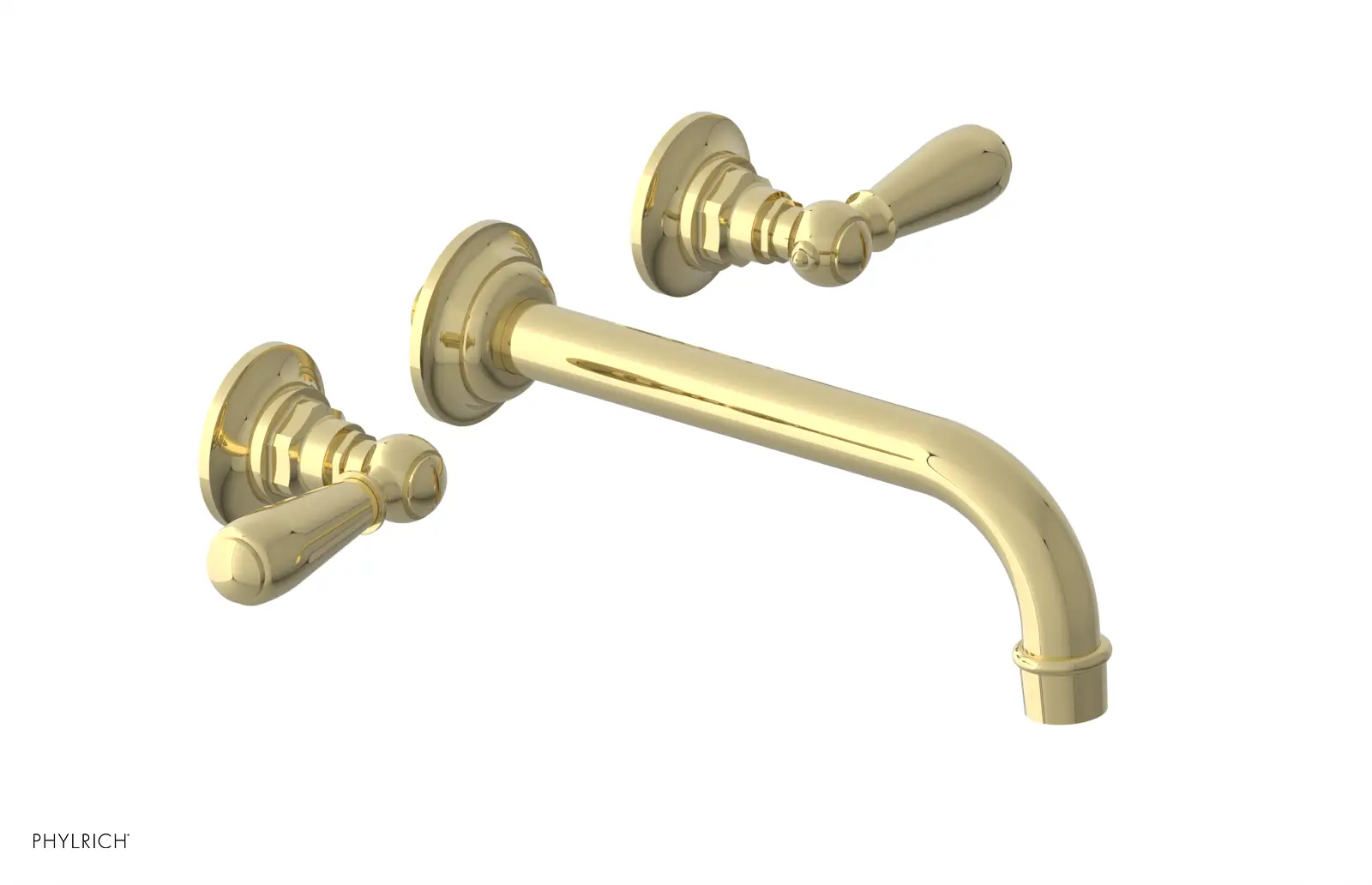 Phylrich Jamestown Wall Lavatory Set with Lever Handle by Phylrich