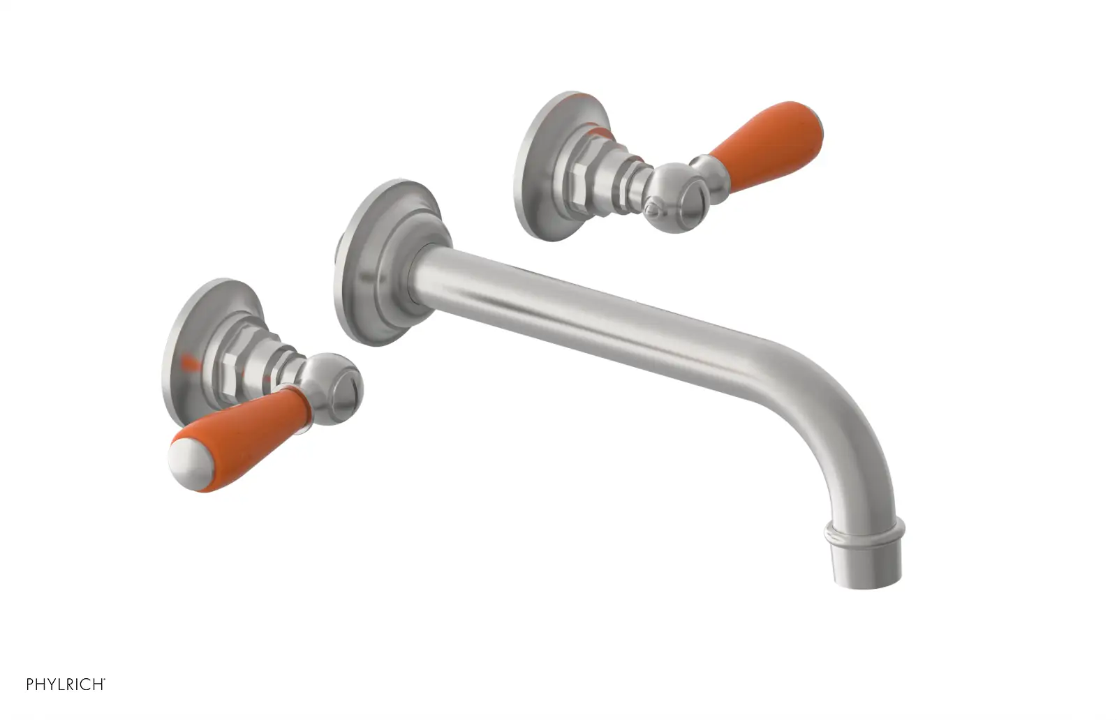 Phylrich Jamestown Wall Tub Set with Lever Handle by Phylrich