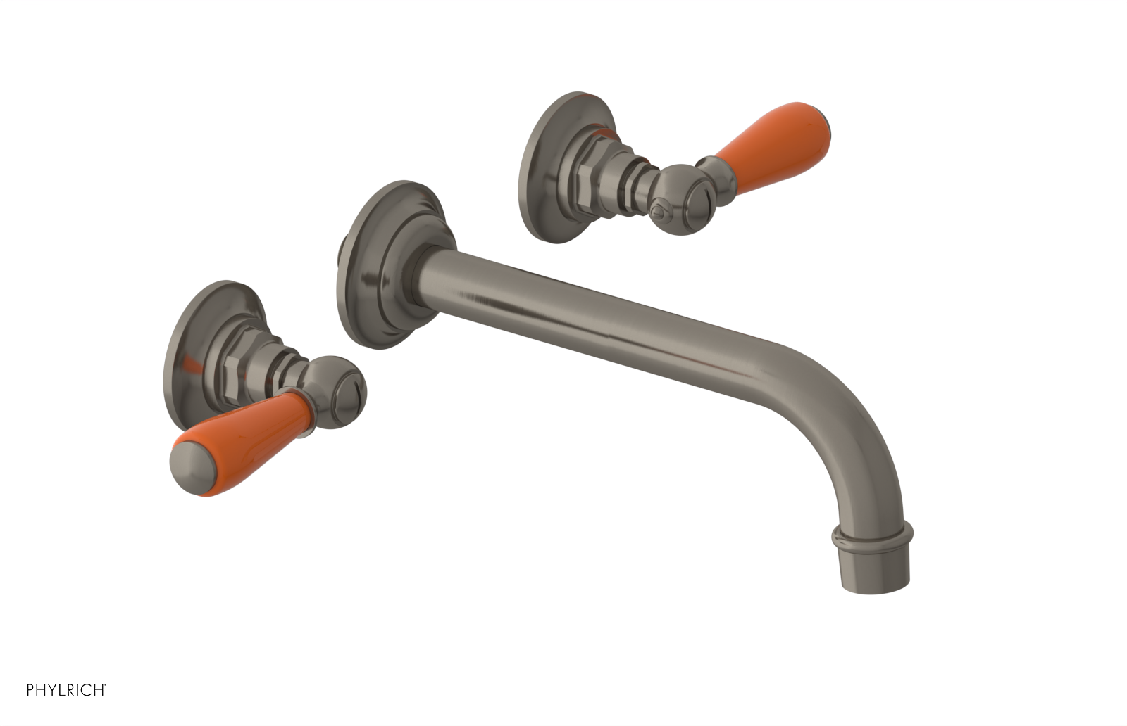 Phylrich Jamestown Wall Tub Set with Lever Handle by Phylrich