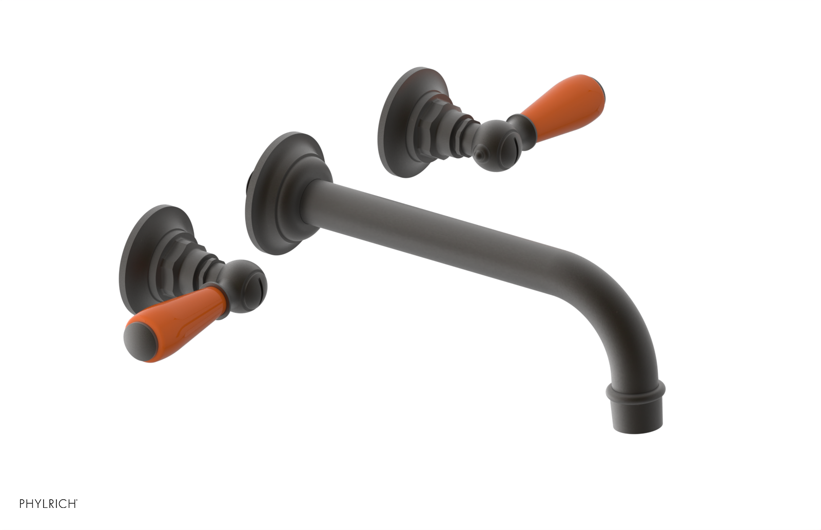 Phylrich Jamestown Wall Tub Set with Lever Handle by Phylrich