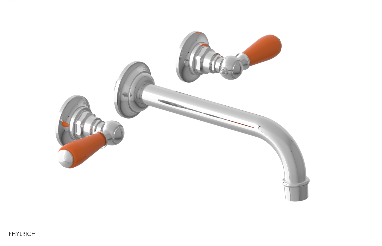 Phylrich Jamestown Wall Tub Set with Lever Handle by Phylrich