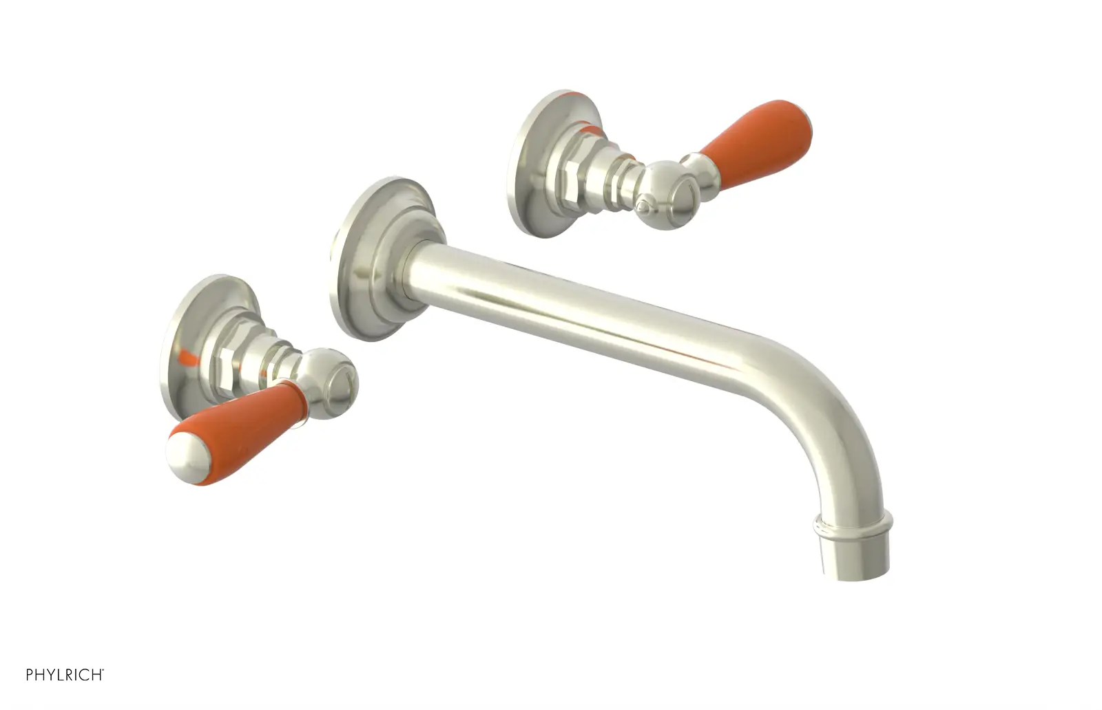 Phylrich Jamestown Wall Lavatory Set with Lever Handle by Phylrich