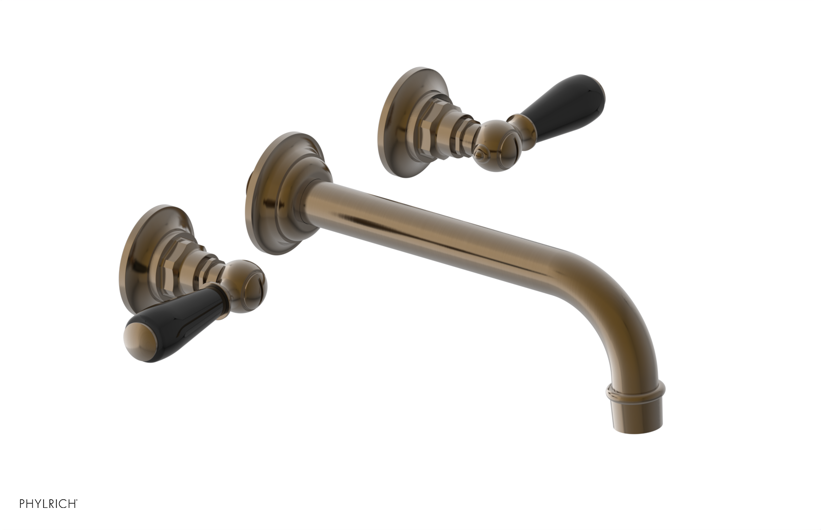 Phylrich Jamestown Wall Tub Set with Lever Handle by Phylrich