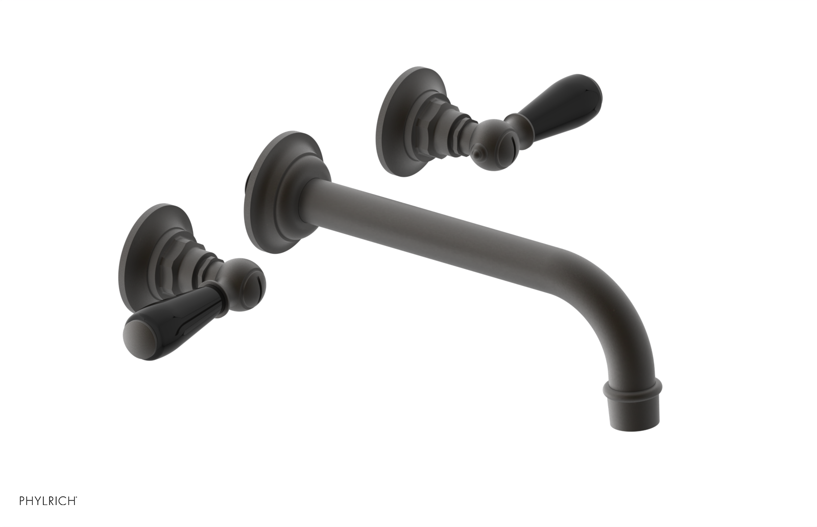 Phylrich Jamestown Wall Tub Set with Lever Handle by Phylrich