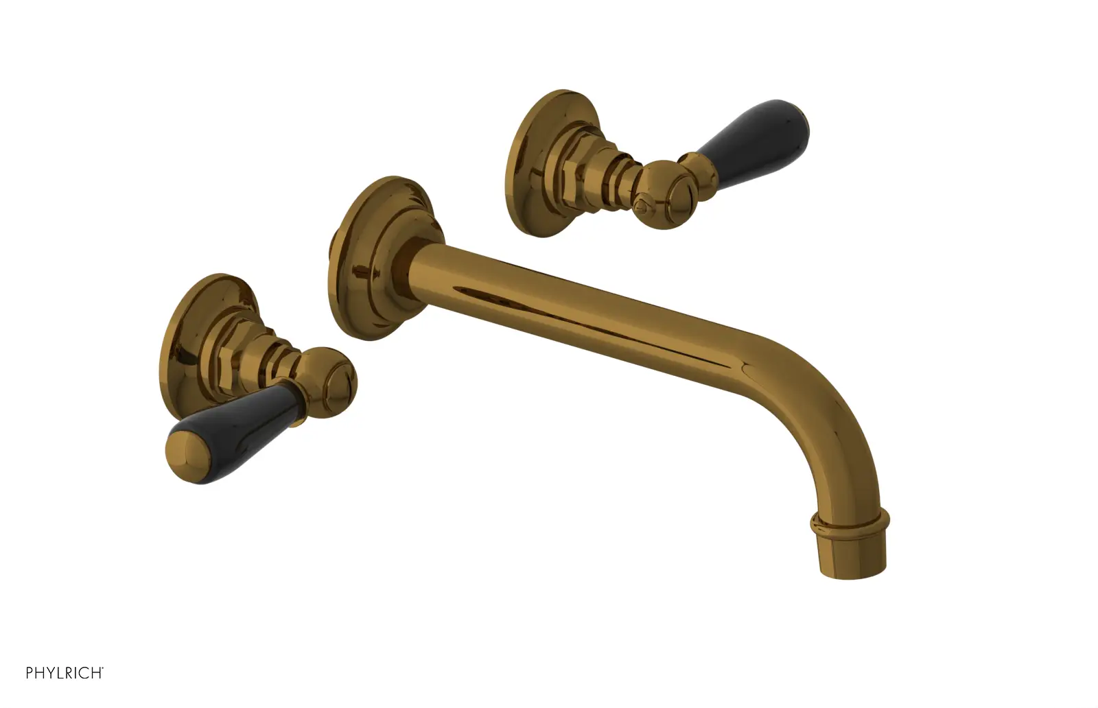 Phylrich Jamestown Wall Lavatory Set with Lever Handle by Phylrich