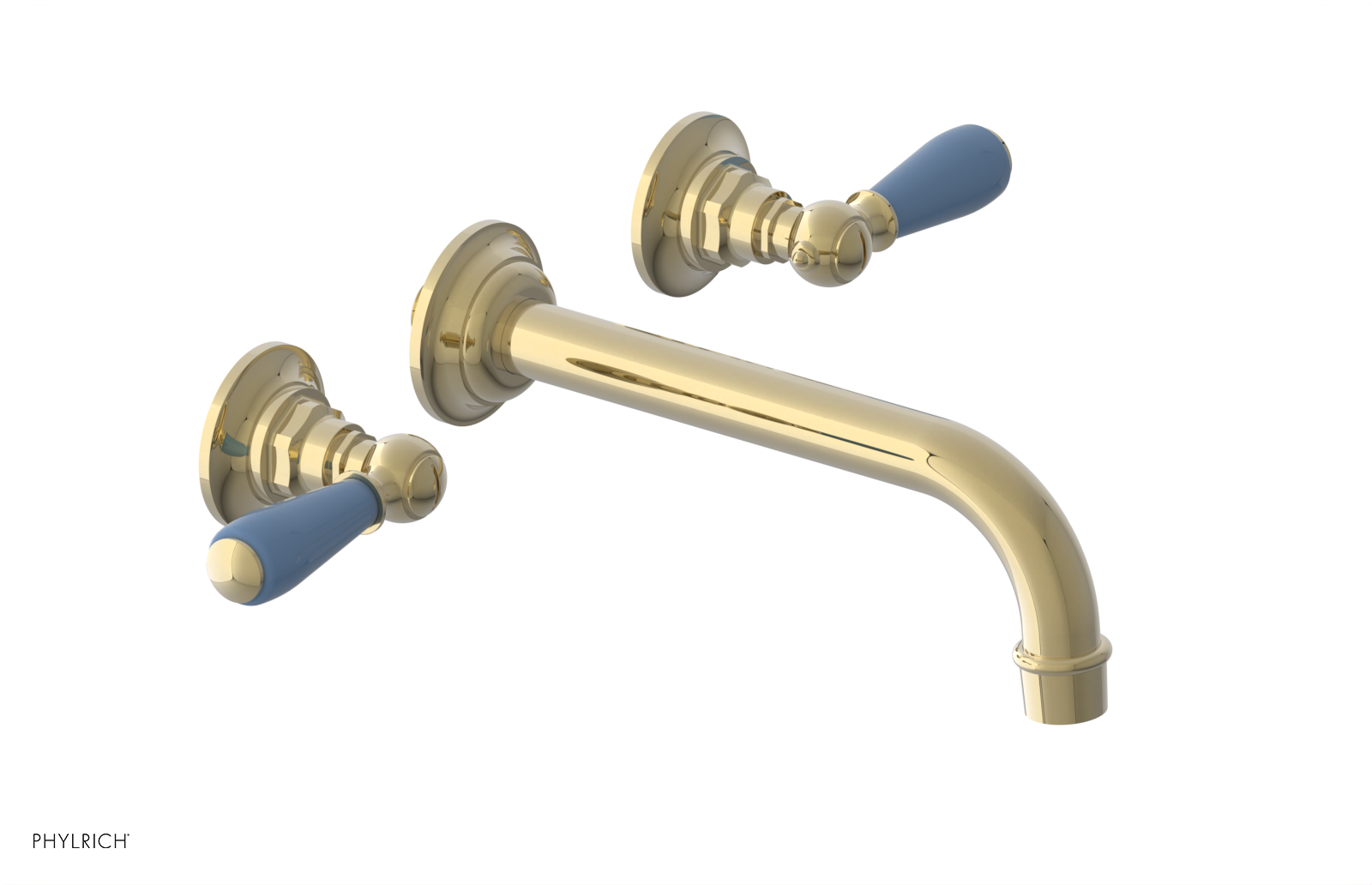 Phylrich Jamestown Wall Tub Set with Lever Handle by Phylrich