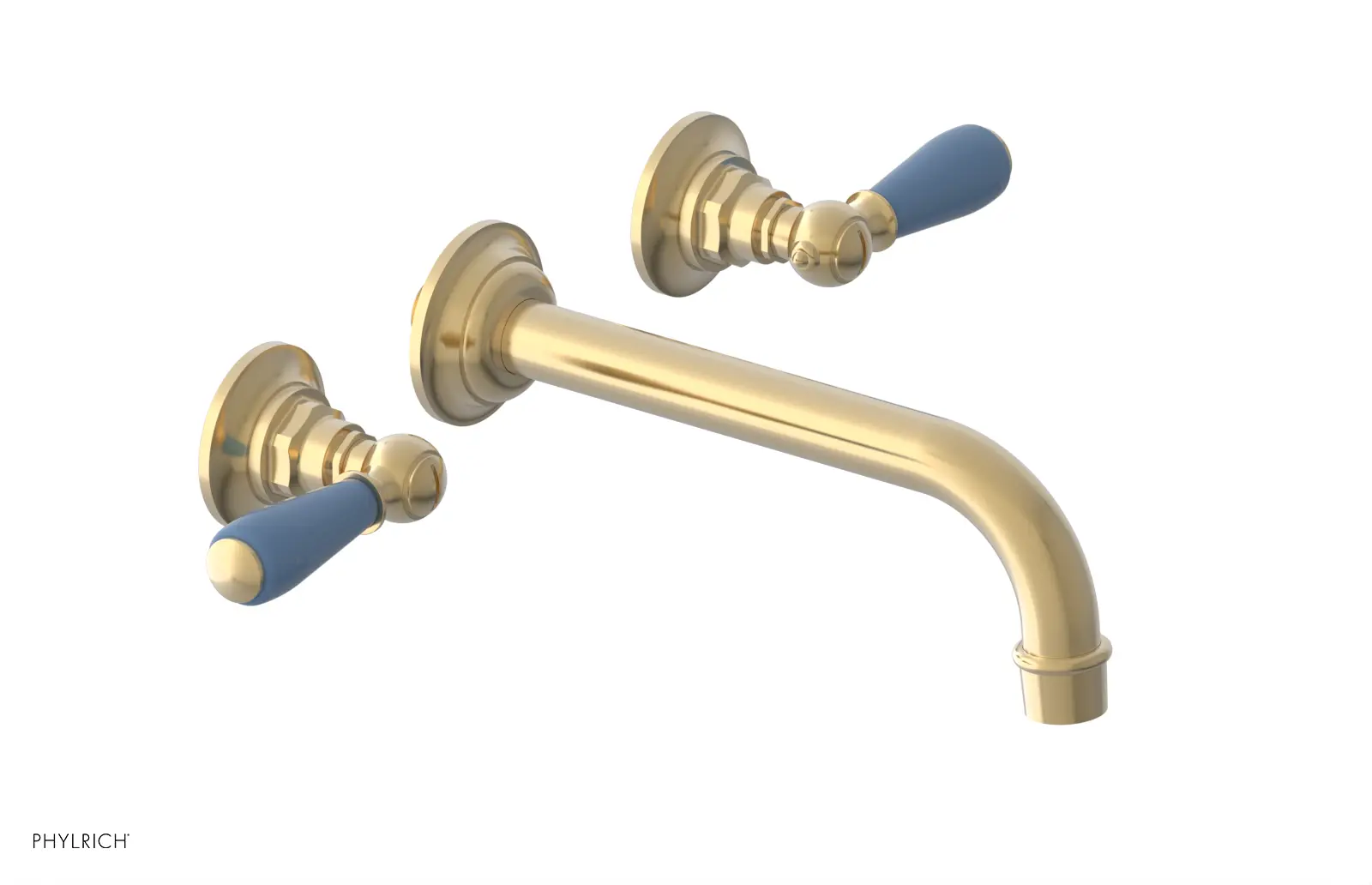 Phylrich Jamestown Wall Tub Set with Lever Handle by Phylrich
