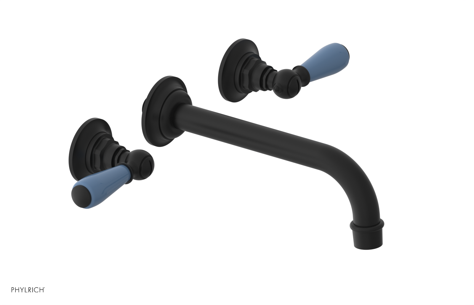Phylrich Jamestown Wall Tub Set with Lever Handle by Phylrich
