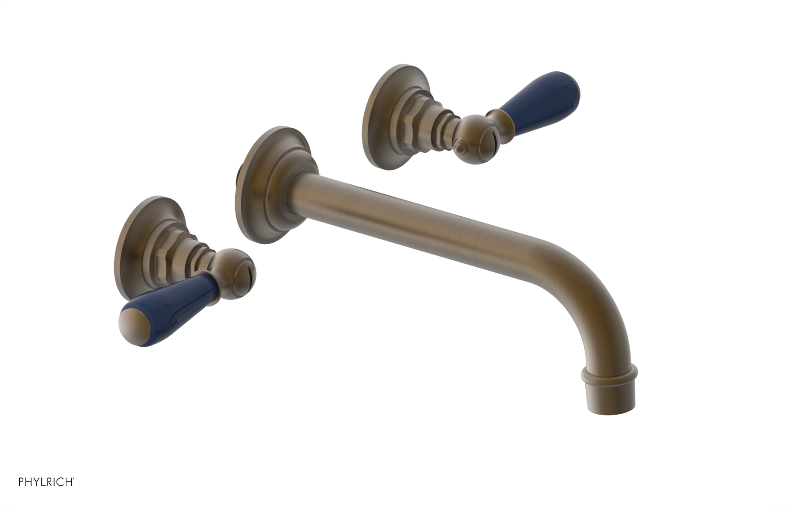 Phylrich Jamestown Wall Lavatory Set with Lever Handle by Phylrich
