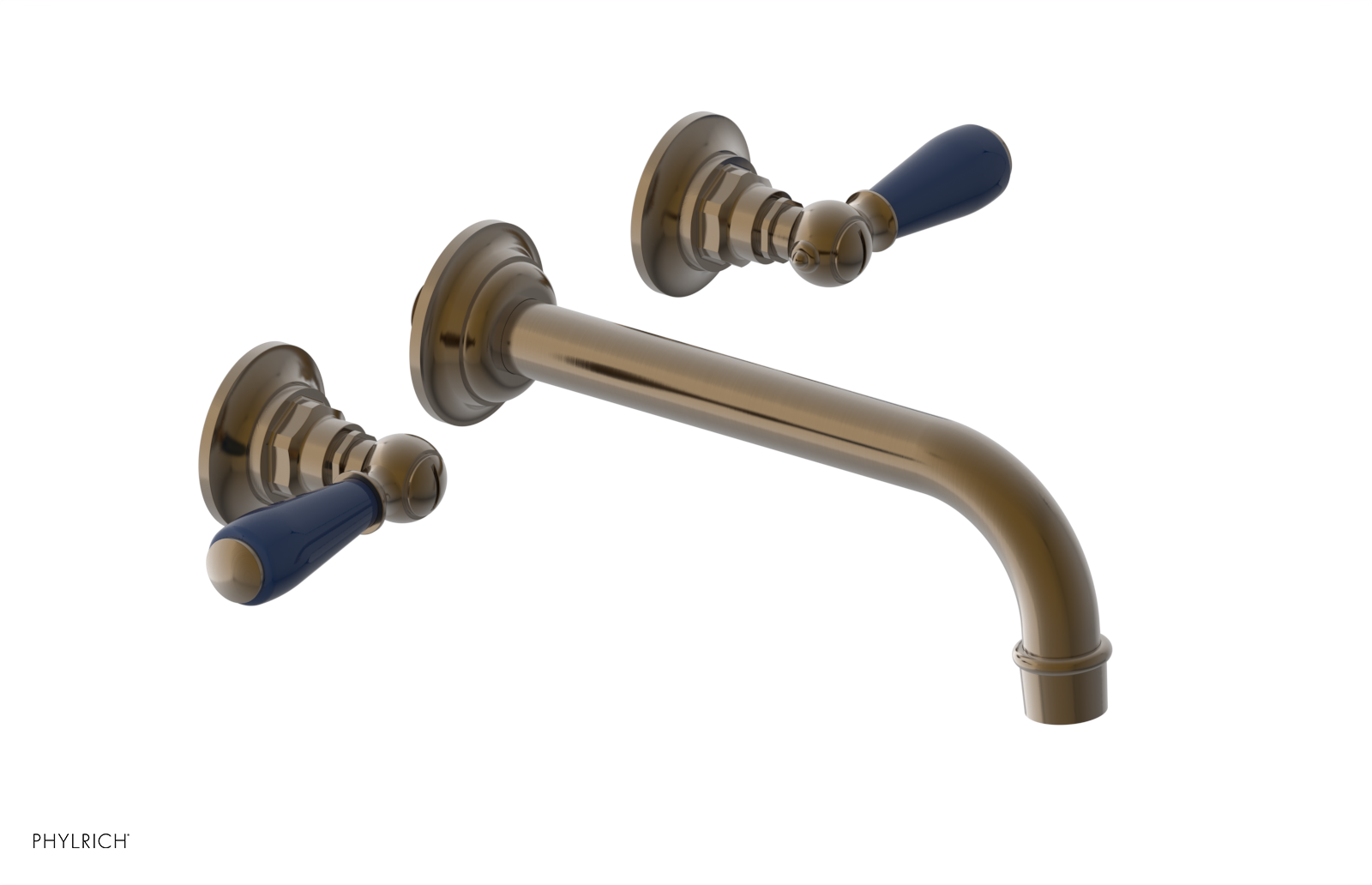 Phylrich Jamestown Wall Lavatory Set with Lever Handle by Phylrich