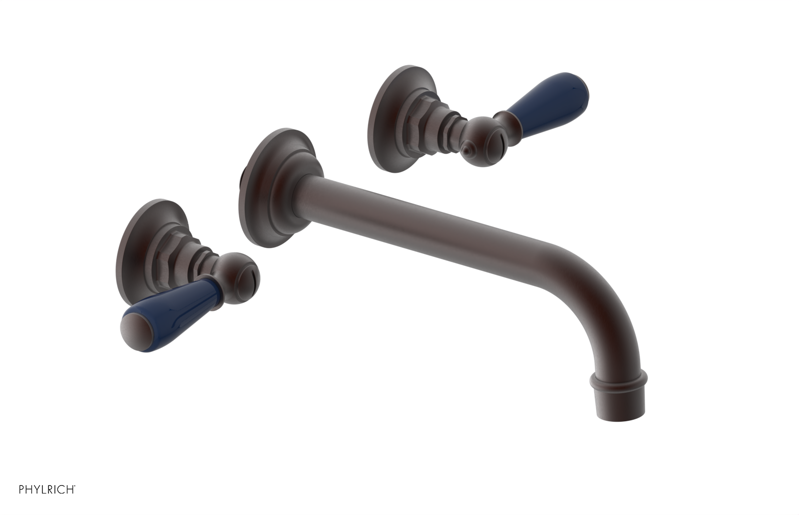 Phylrich Jamestown Wall Lavatory Set with Lever Handle by Phylrich