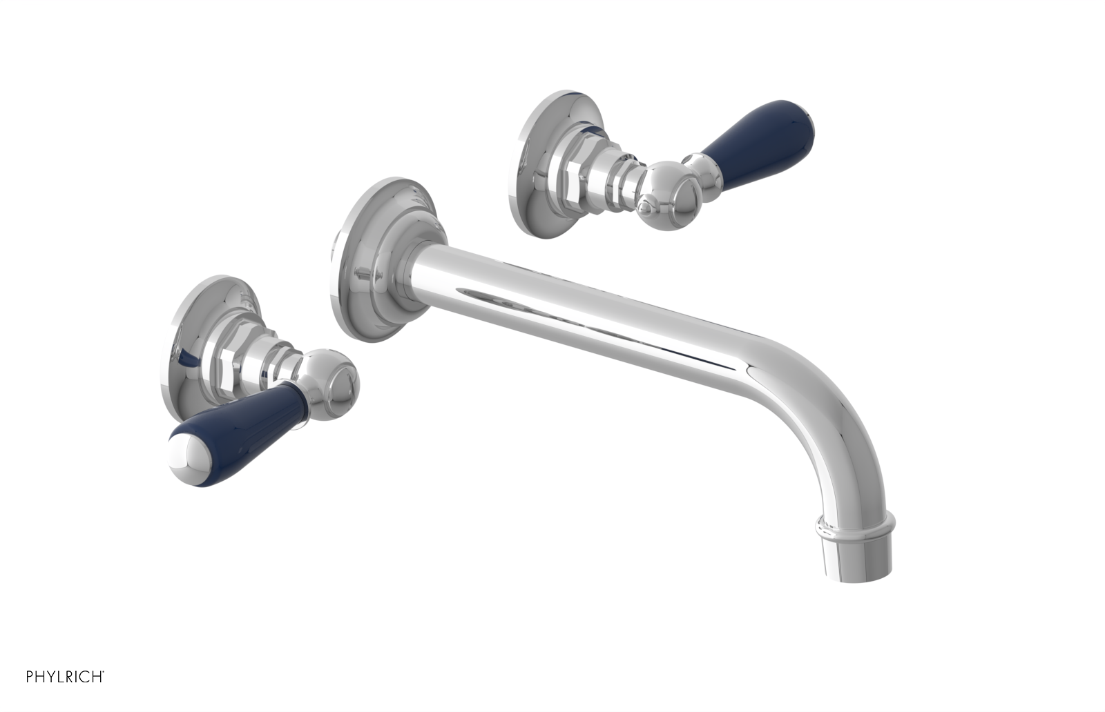 Phylrich Jamestown Wall Lavatory Set with Lever Handle by Phylrich