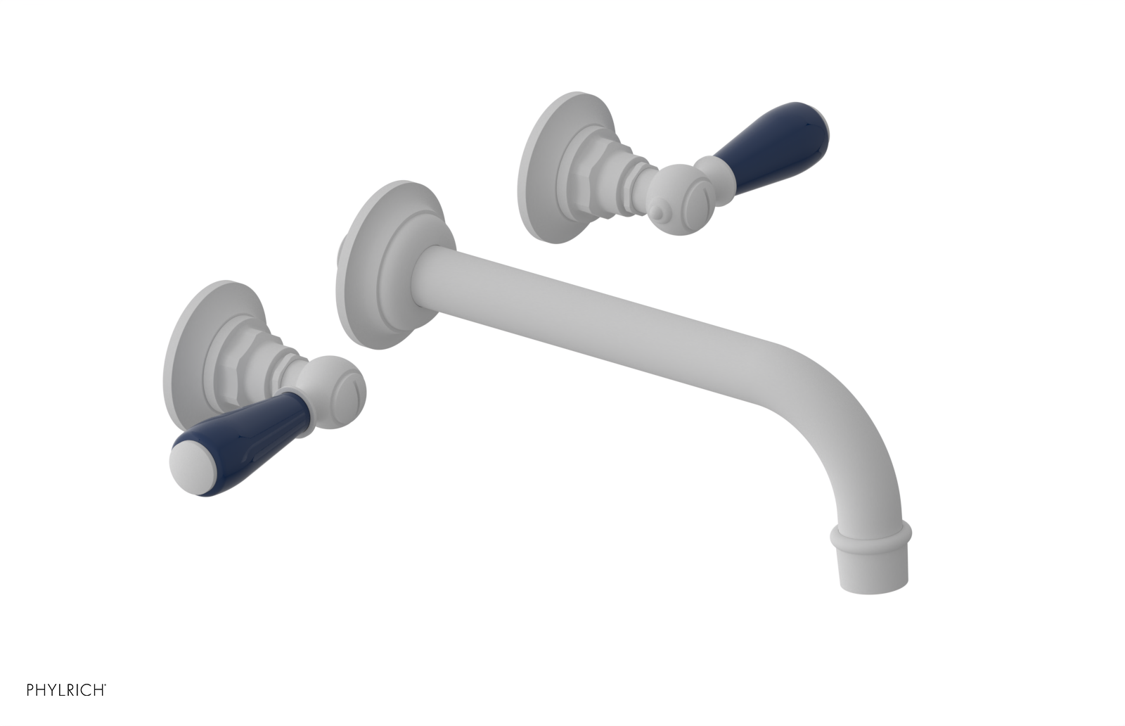 Phylrich Jamestown Wall Lavatory Set with Lever Handle by Phylrich