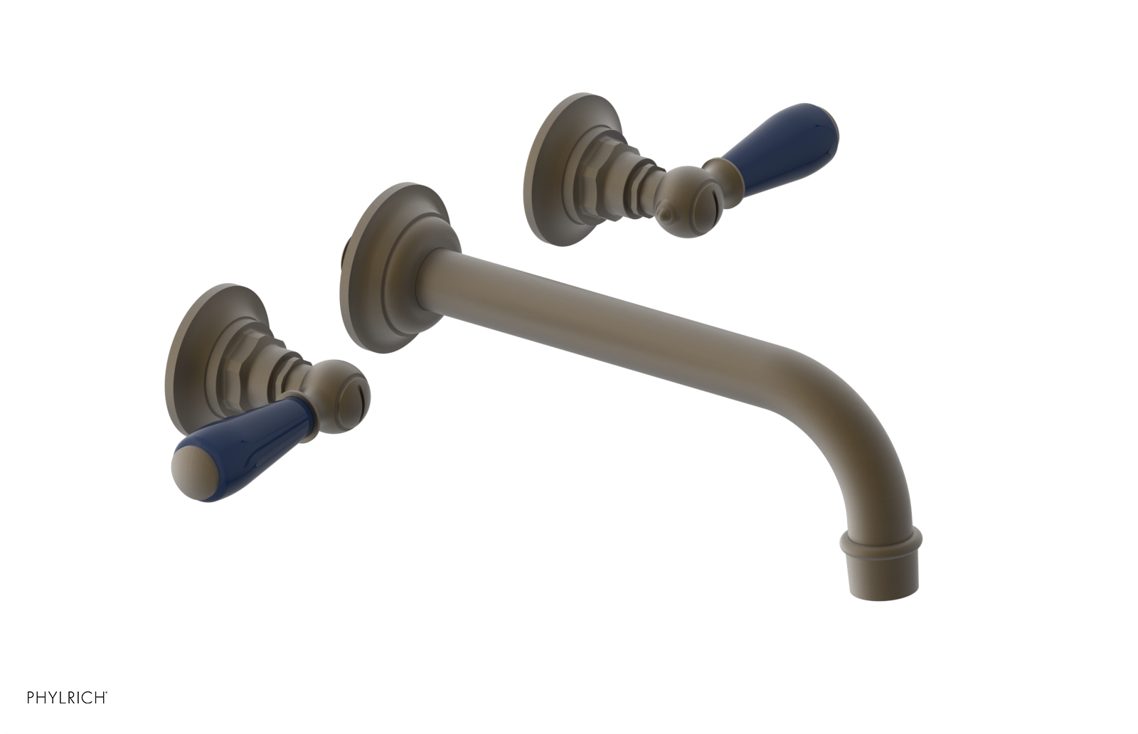 Phylrich Jamestown Wall Tub Set with Lever Handle by Phylrich
