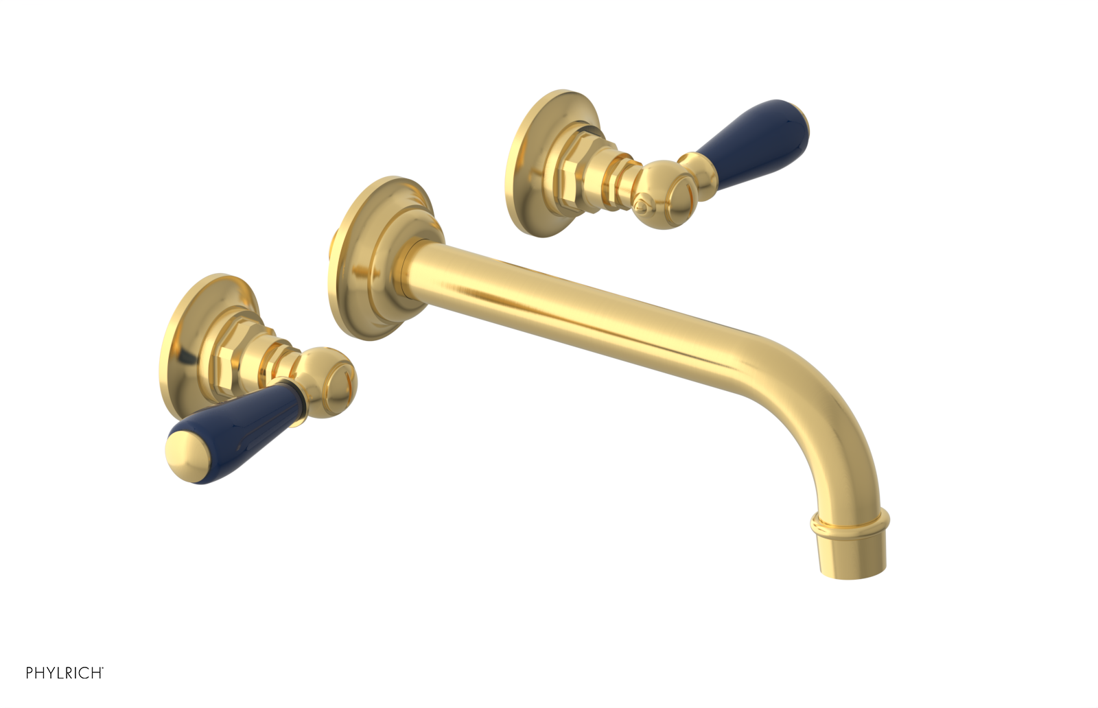 Phylrich Jamestown Wall Tub Set with Lever Handle by Phylrich