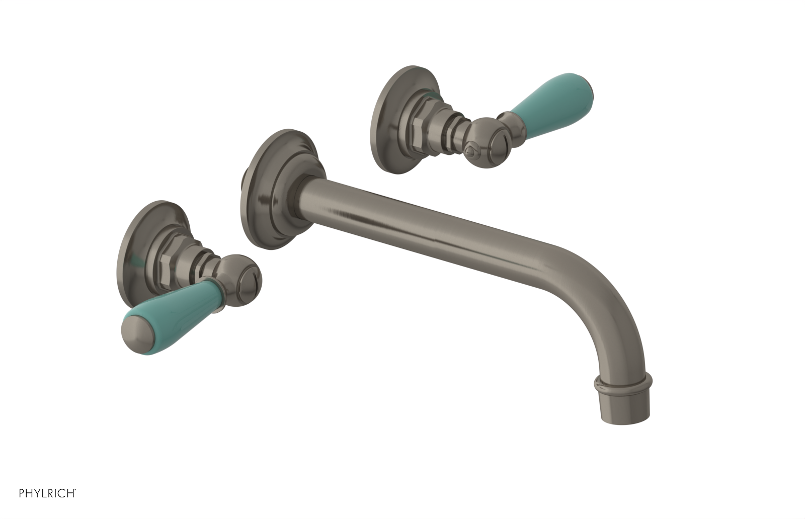 Phylrich Jamestown Wall Tub Set with Lever Handle by Phylrich