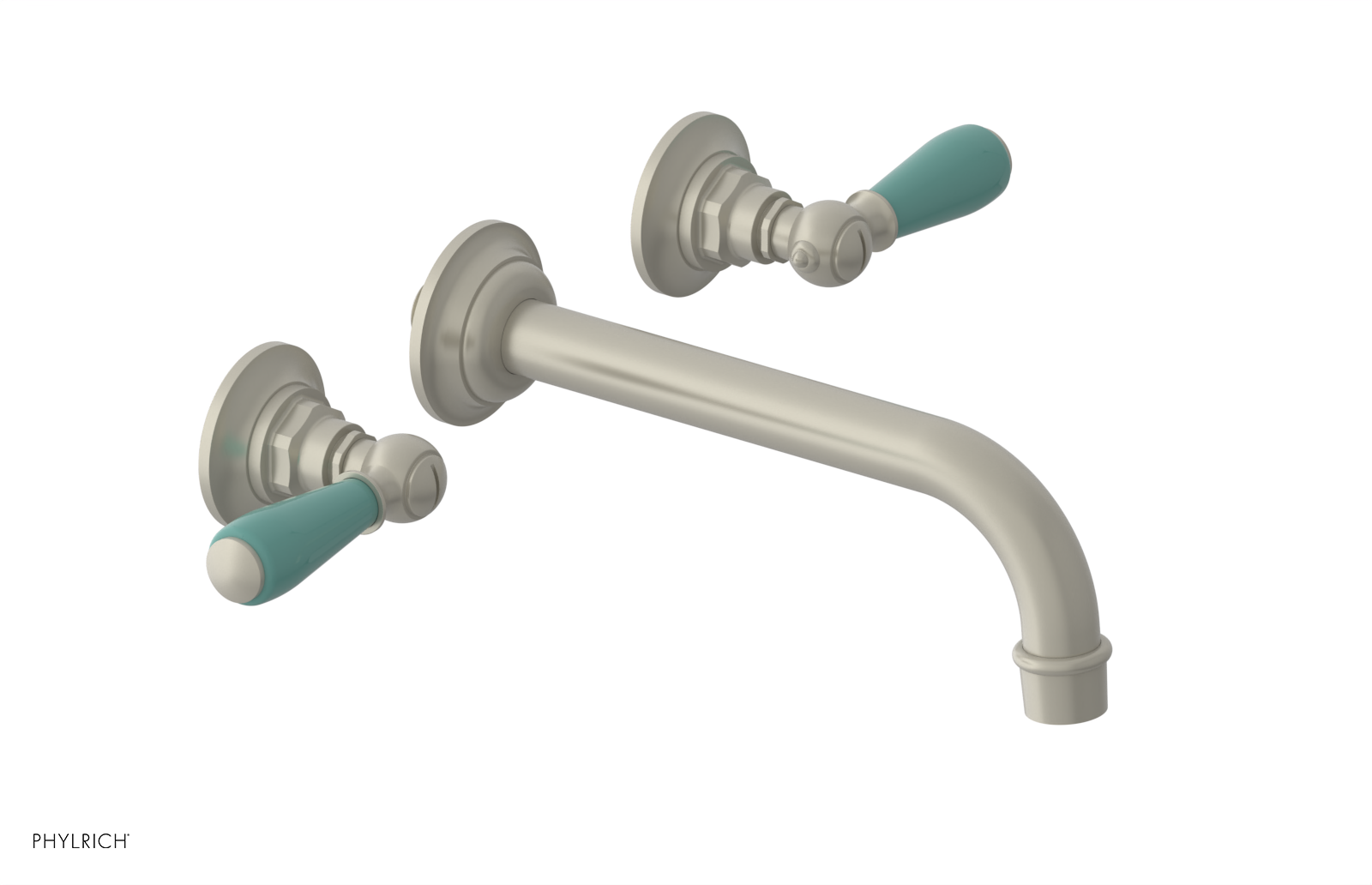 Phylrich Jamestown Wall Tub Set with Lever Handle by Phylrich