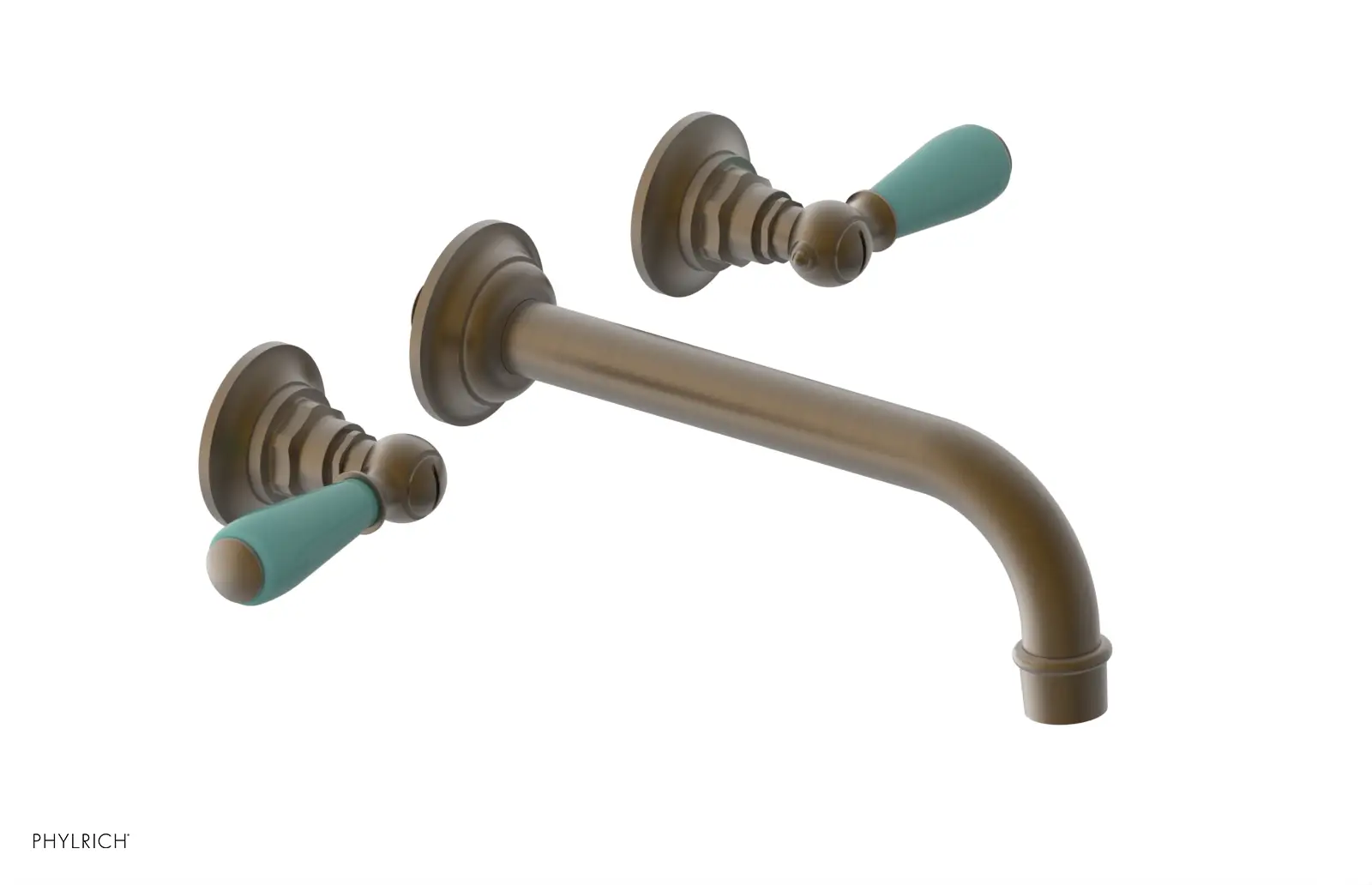 Phylrich Jamestown Wall Tub Set with Lever Handle by Phylrich