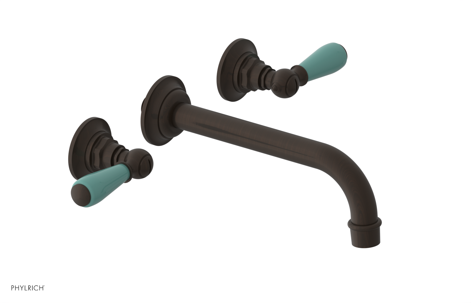 Phylrich Jamestown Wall Lavatory Set with Lever Handle by Phylrich