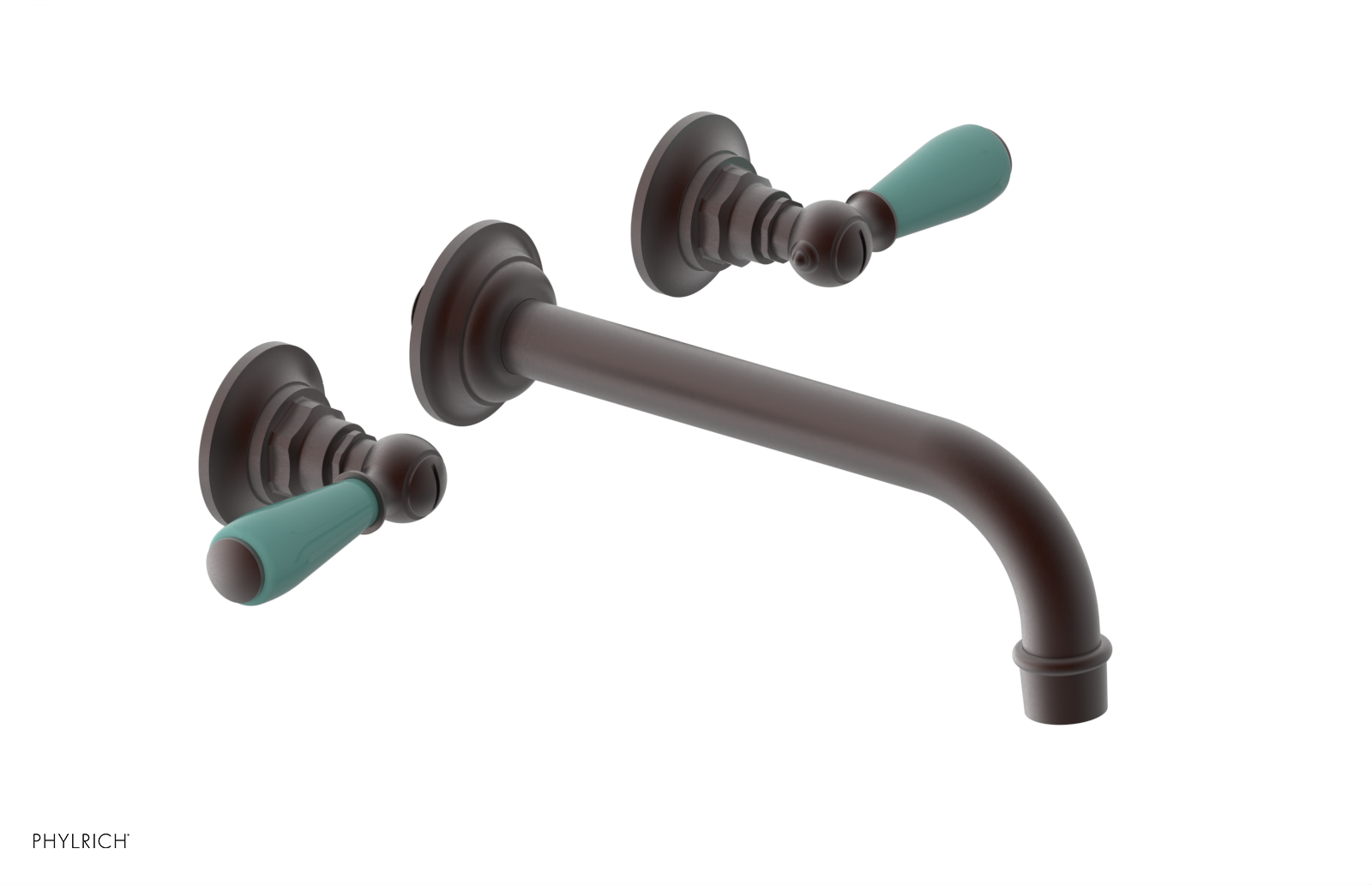 Phylrich Jamestown Wall Lavatory Set with Lever Handle by Phylrich