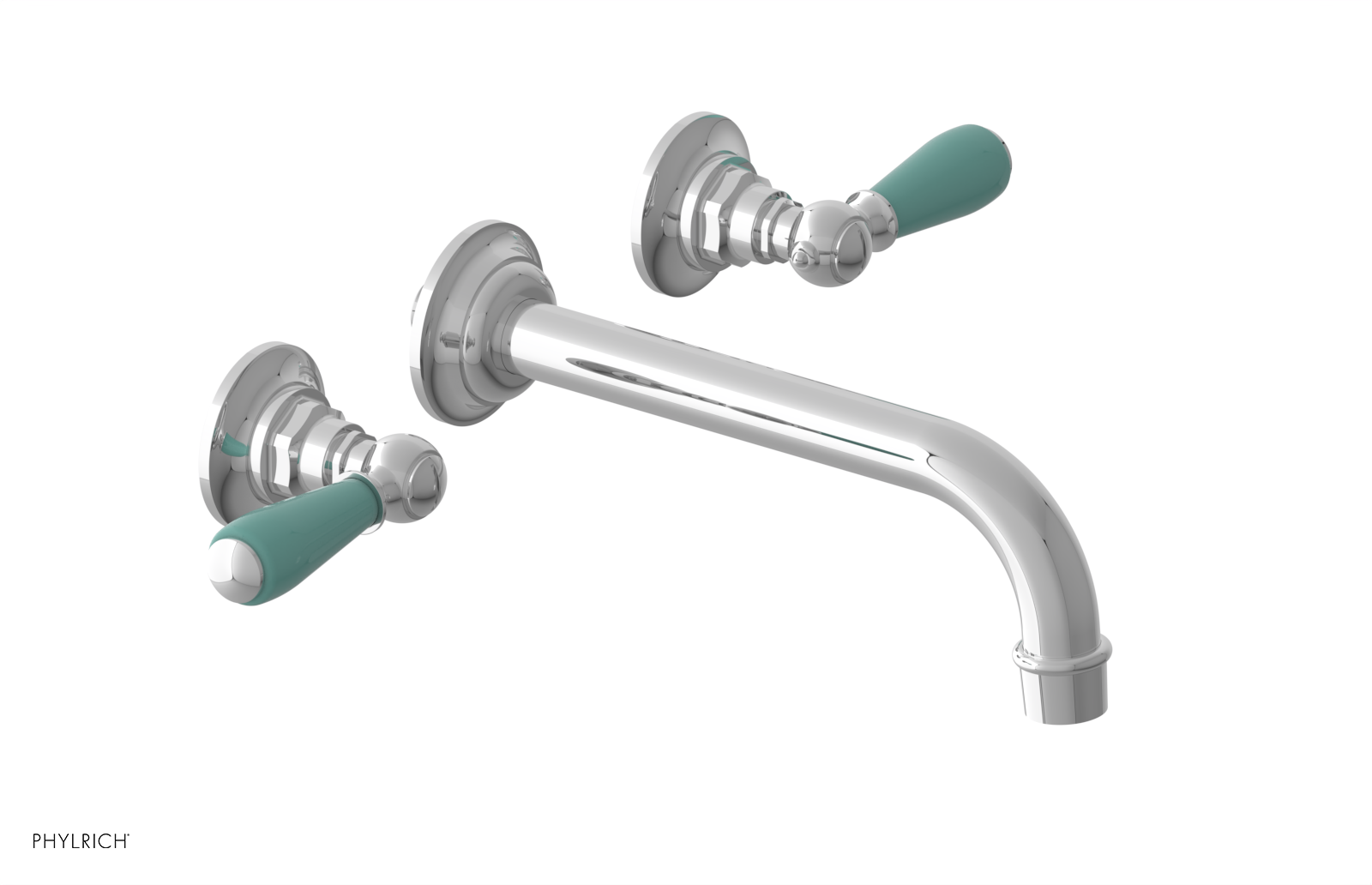 Phylrich Jamestown Wall Tub Set with Lever Handle by Phylrich