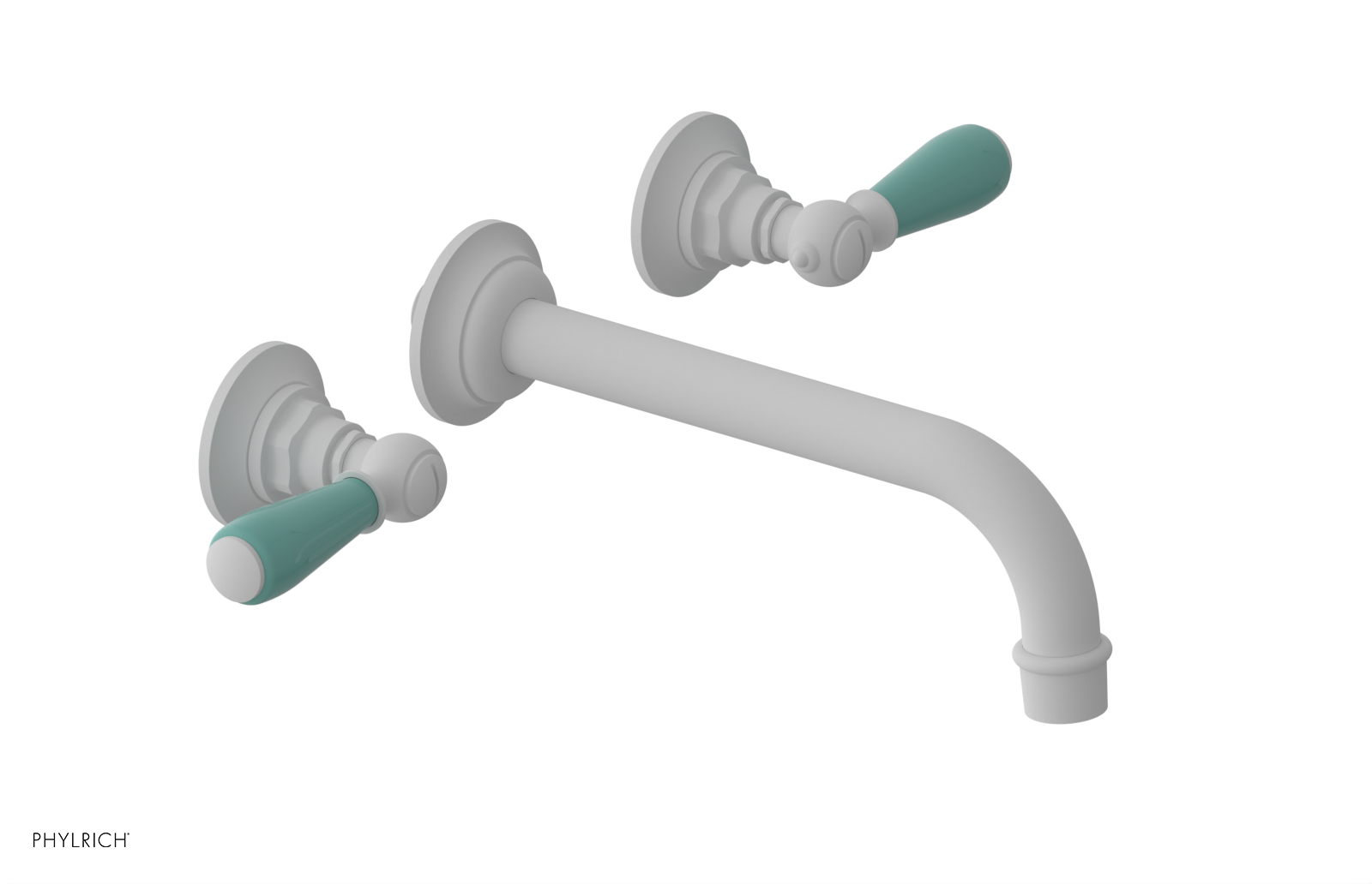 Phylrich Jamestown Wall Lavatory Set with Lever Handle by Phylrich