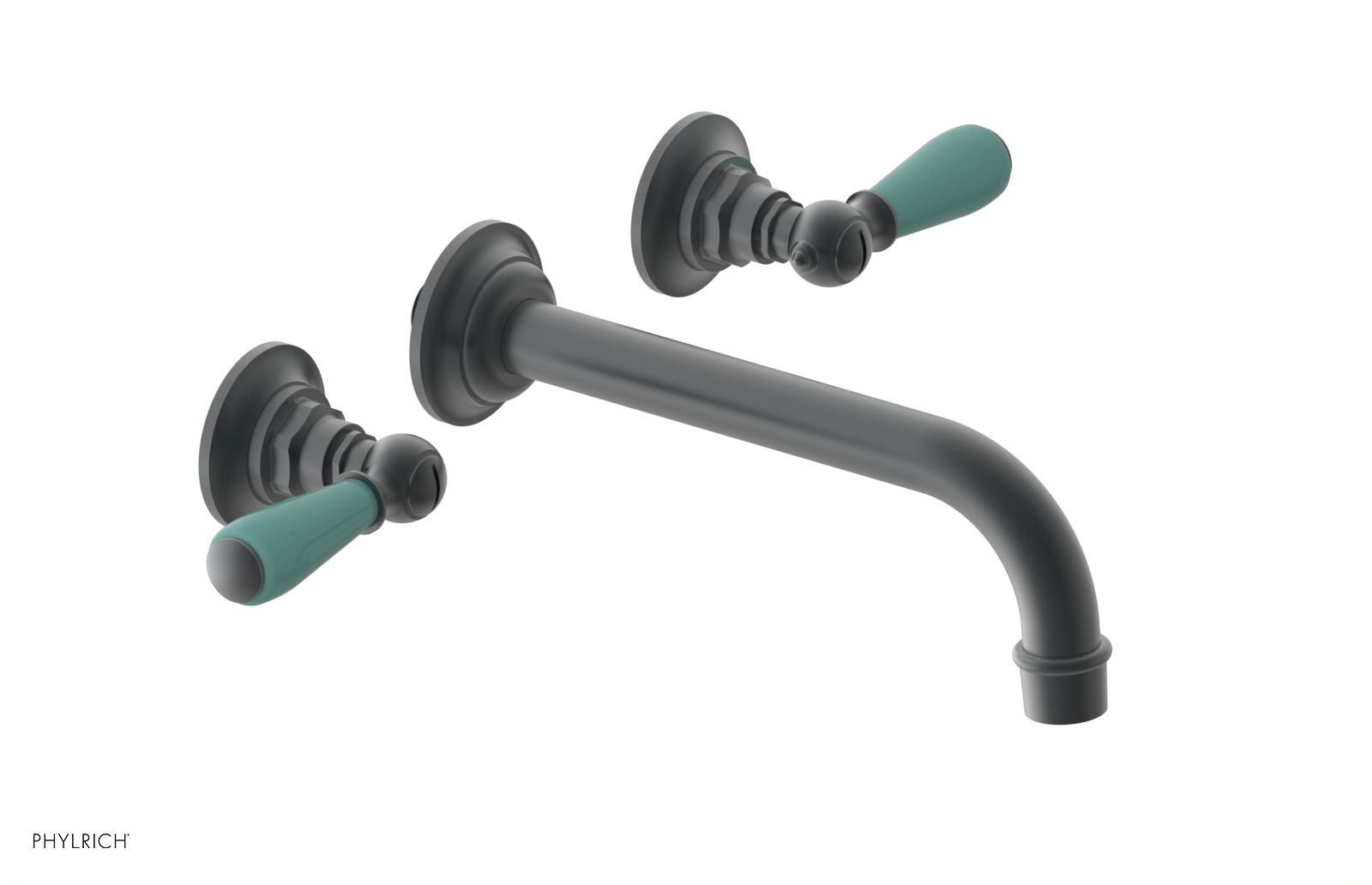Phylrich Jamestown Wall Tub Set with Lever Handle by Phylrich