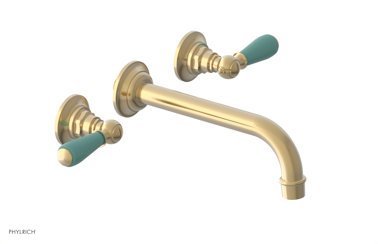 Phylrich Jamestown Wall Tub Set with Lever Handle by Phylrich