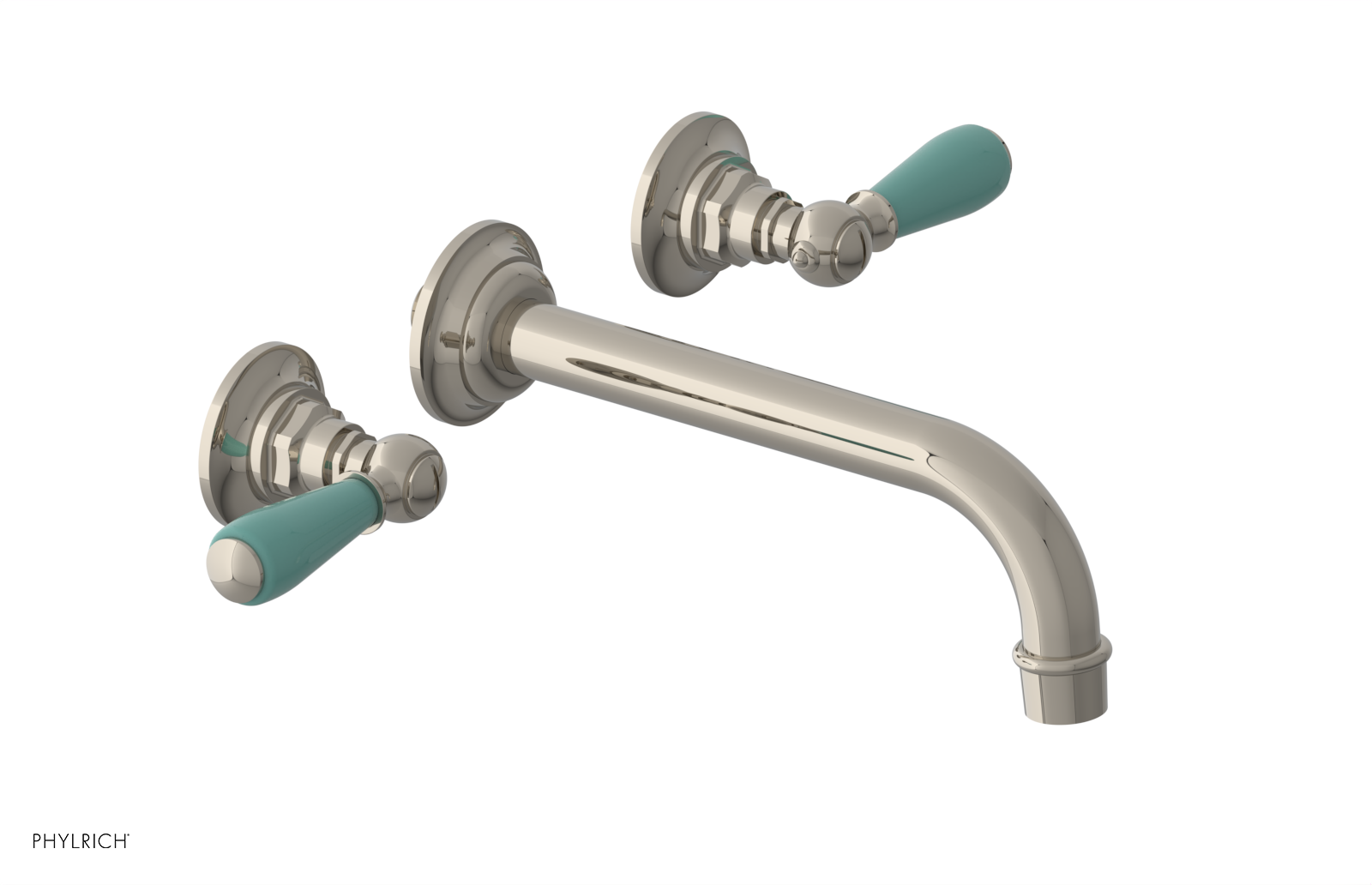Phylrich Jamestown Wall Tub Set with Lever Handle by Phylrich
