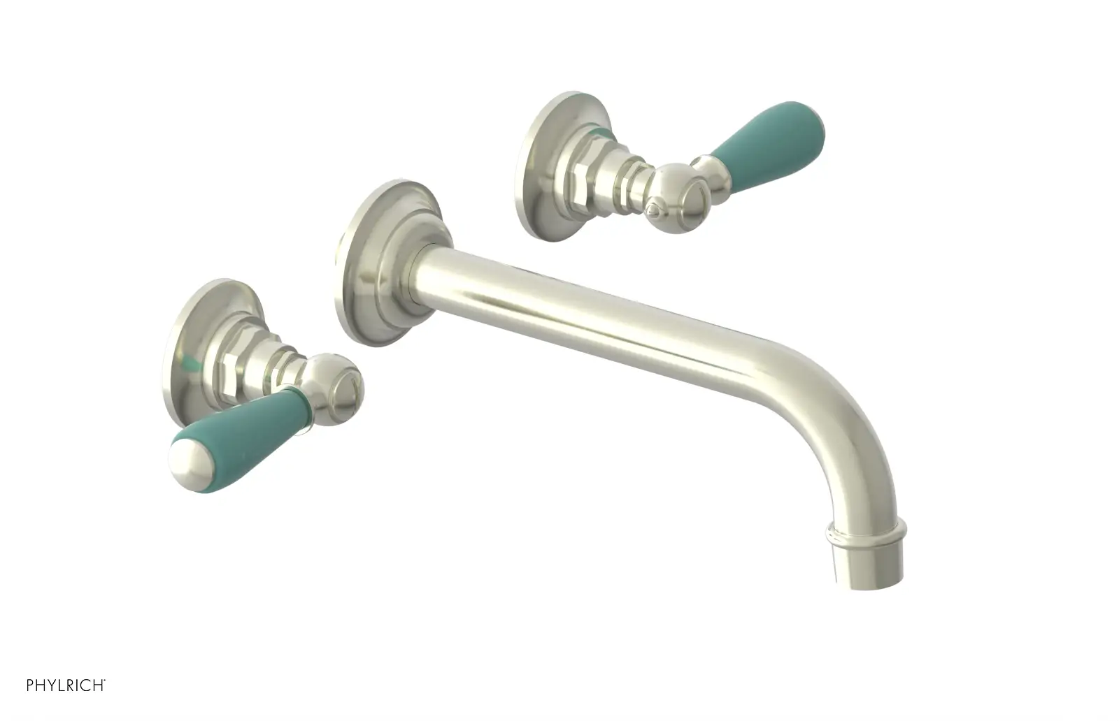 Phylrich Jamestown Wall Lavatory Set with Lever Handle by Phylrich