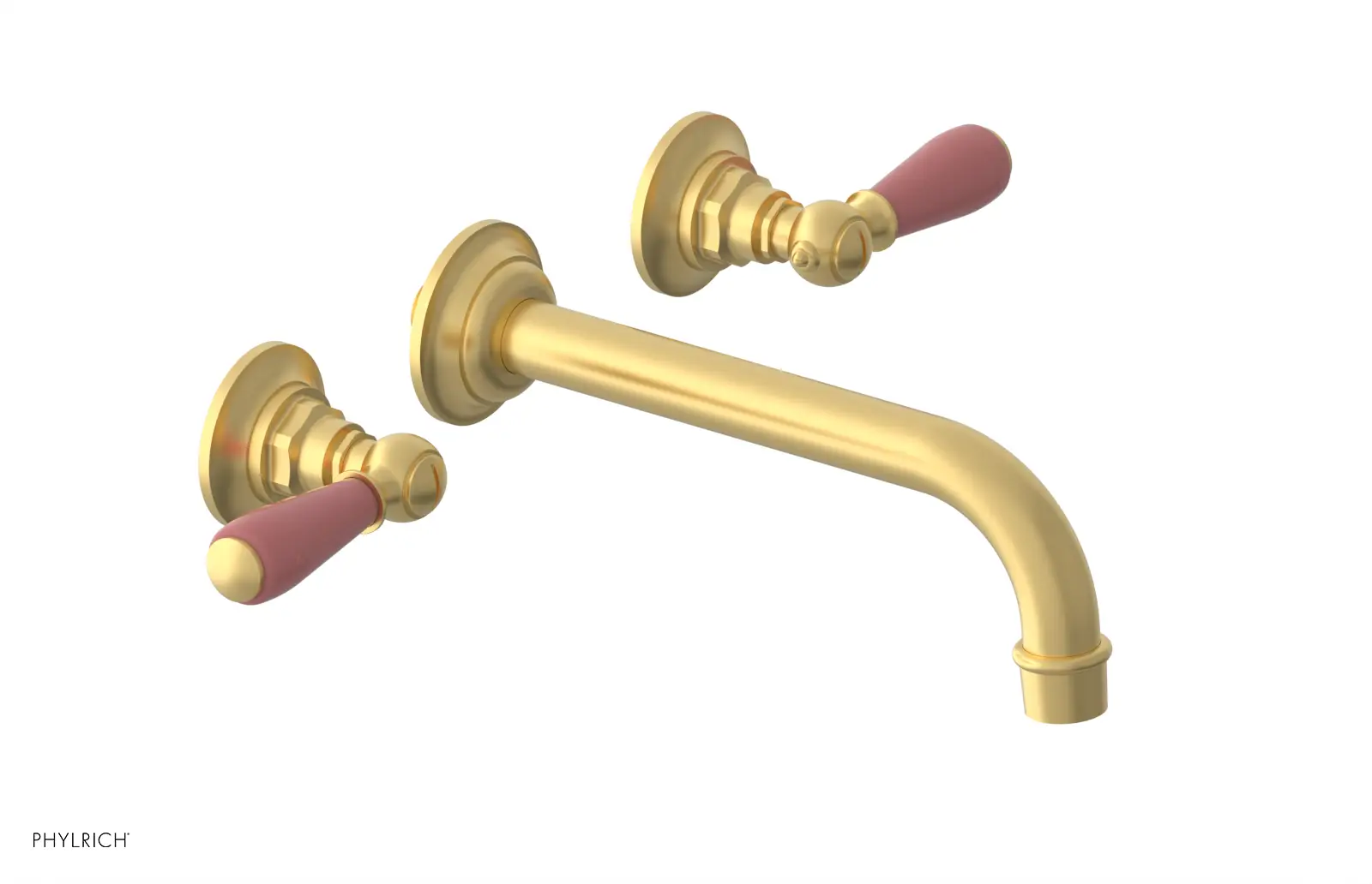 Phylrich Jamestown Wall Tub Set with Lever Handle by Phylrich