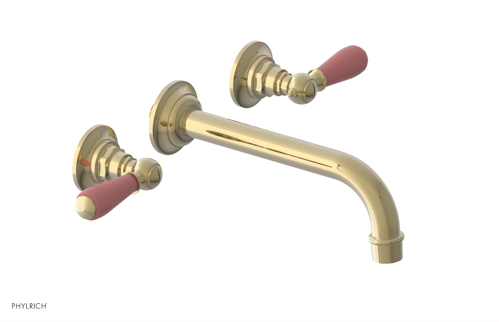 Phylrich Jamestown Wall Tub Set with Lever Handle by Phylrich