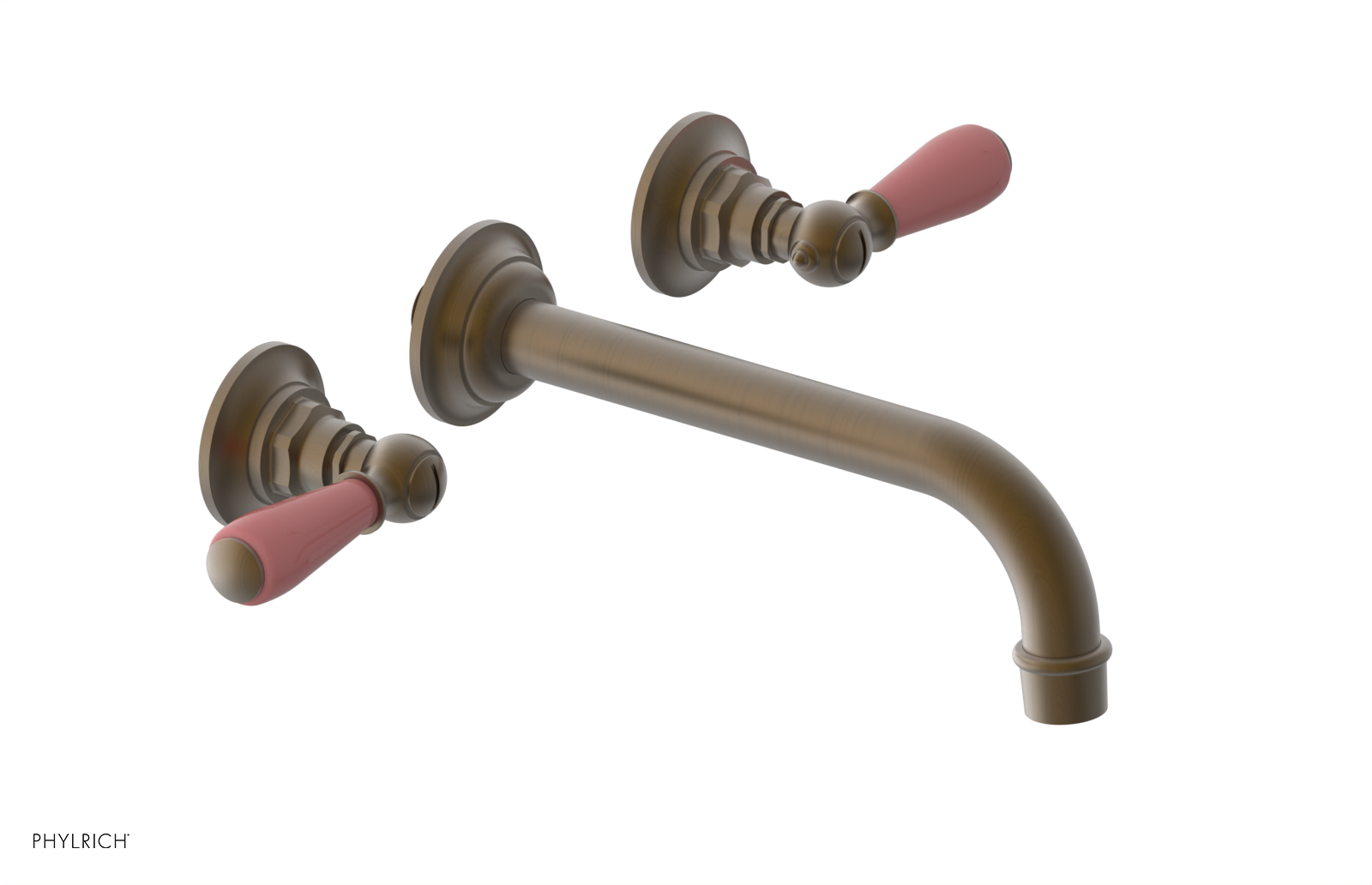 Phylrich Jamestown Wall Lavatory Set with Lever Handle by Phylrich