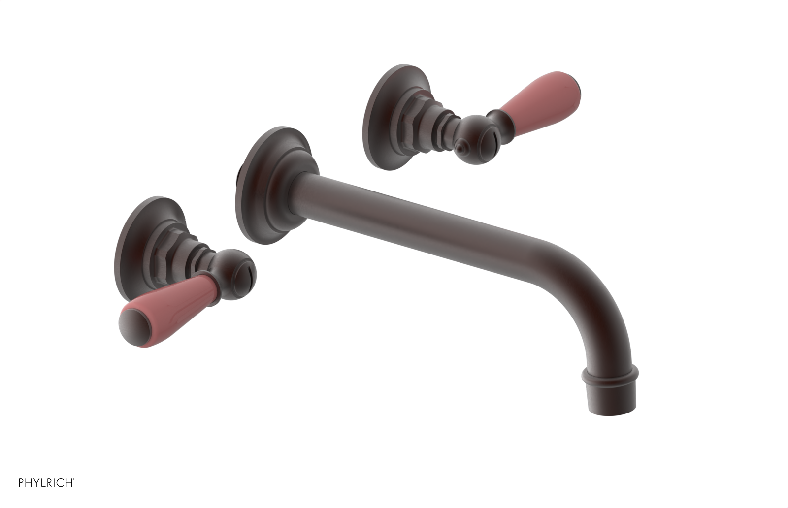 Phylrich Jamestown Wall Tub Set with Lever Handle by Phylrich