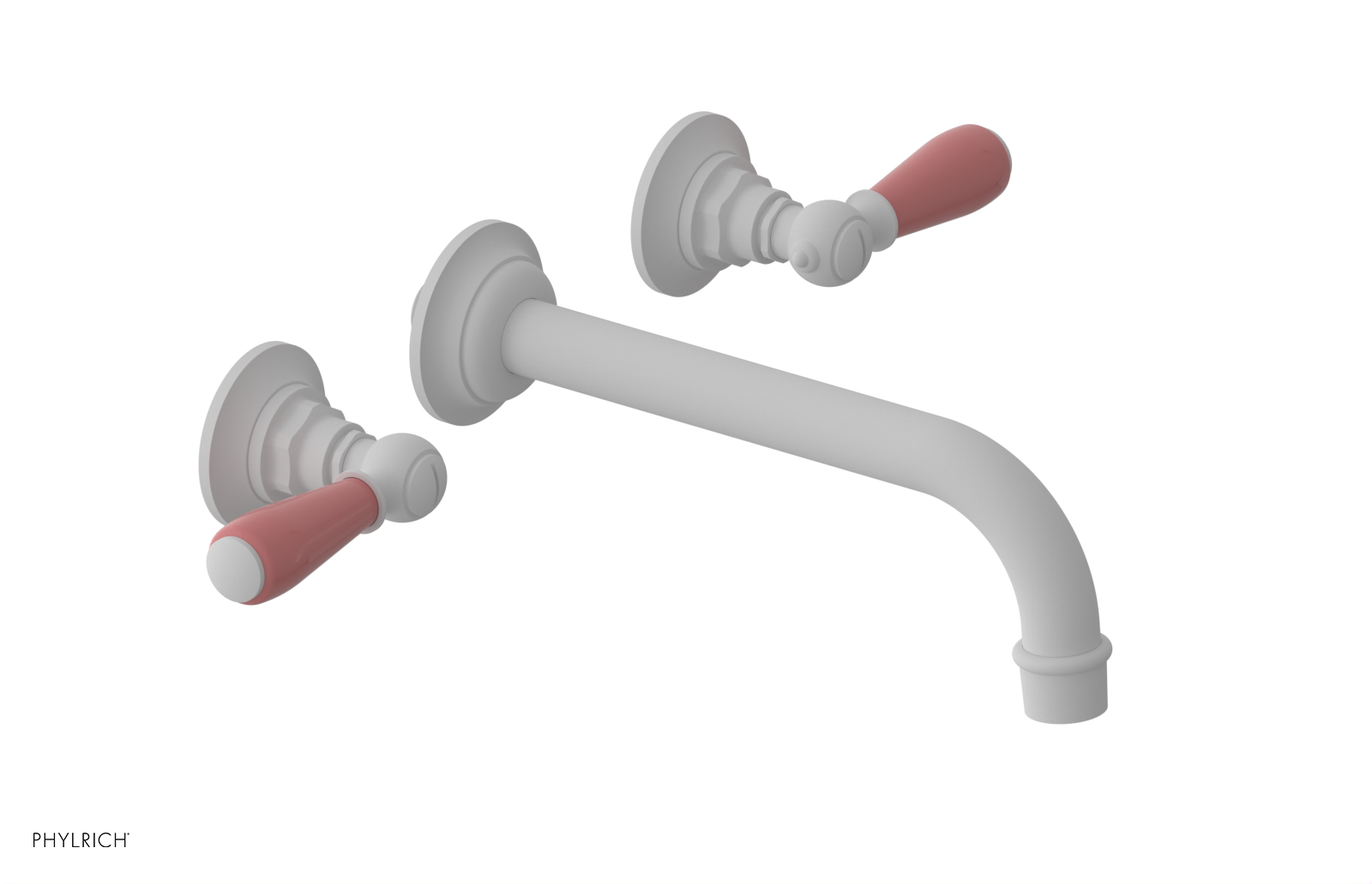 Phylrich Jamestown Wall Tub Set with Lever Handle by Phylrich