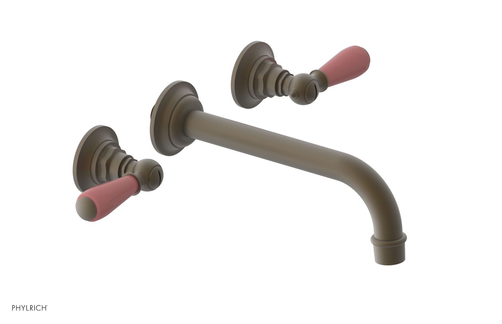 Phylrich Jamestown Wall Tub Set with Lever Handle by Phylrich