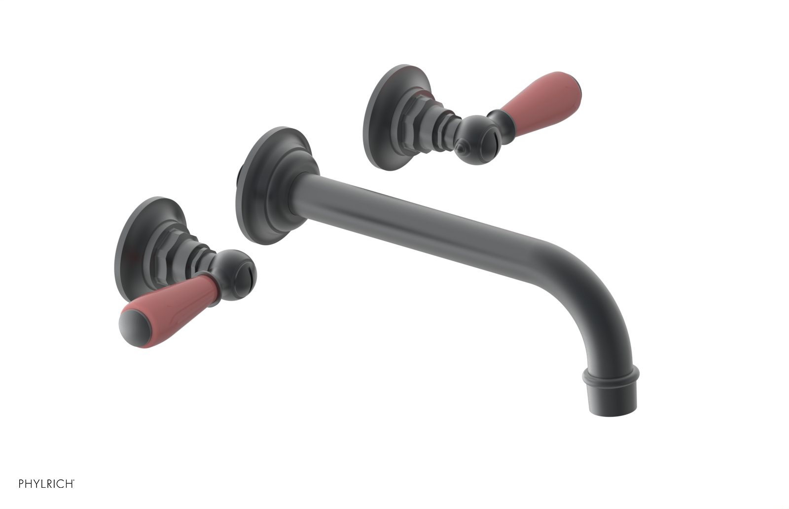 Phylrich Jamestown Wall Tub Set with Lever Handle by Phylrich