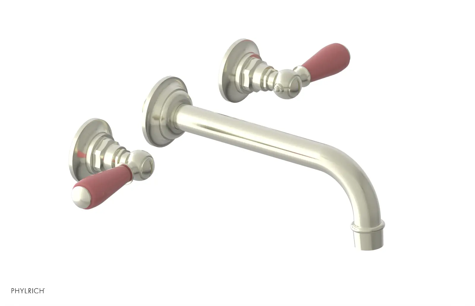 Phylrich Jamestown Wall Lavatory Set with Lever Handle by Phylrich