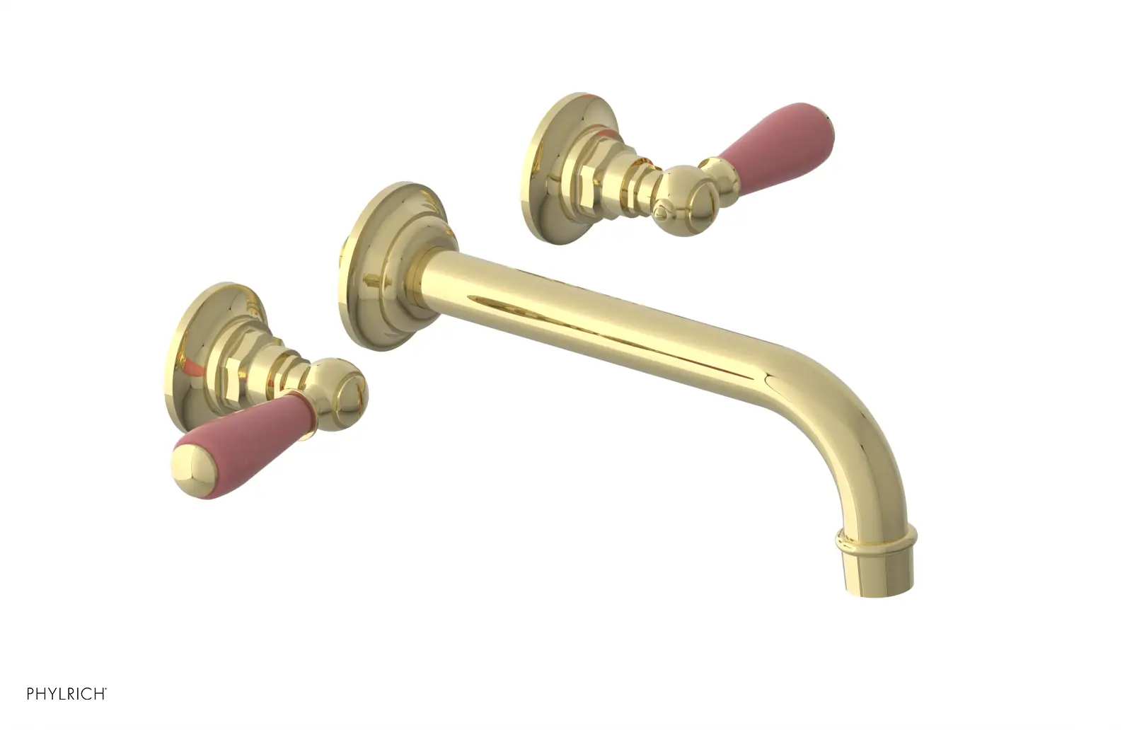 Phylrich Jamestown Wall Tub Set with Lever Handle by Phylrich
