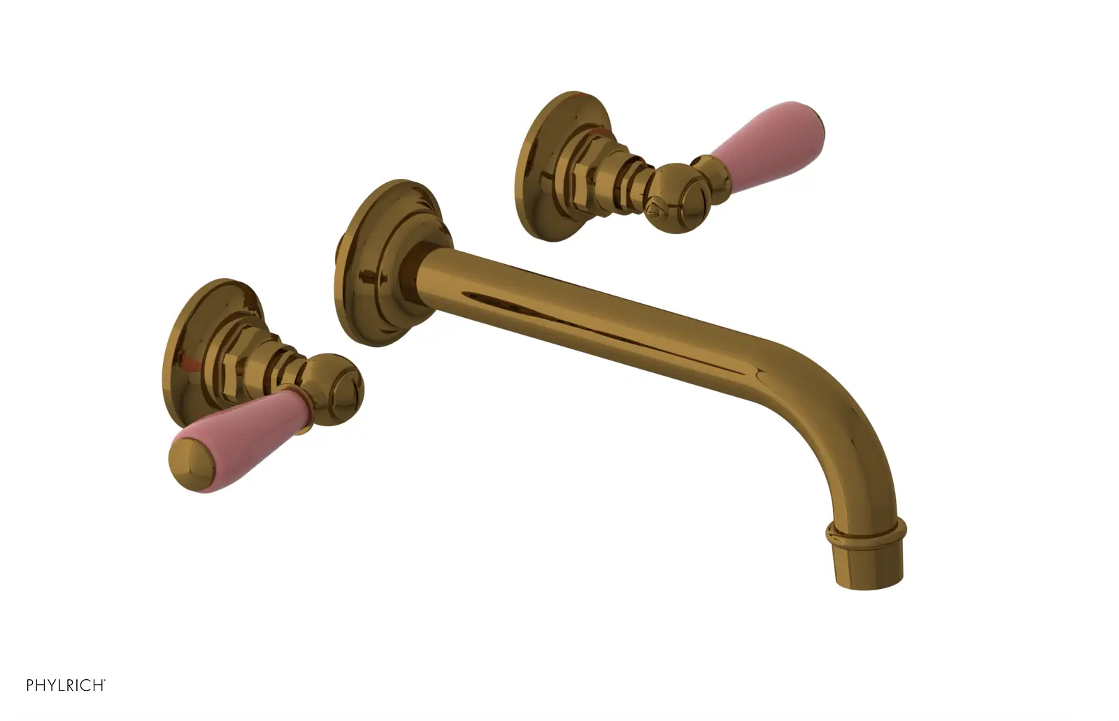 Phylrich Jamestown Wall Tub Set with Lever Handle by Phylrich