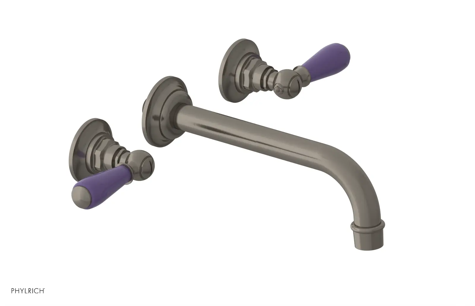 Phylrich Jamestown Wall Tub Set with Lever Handle by Phylrich