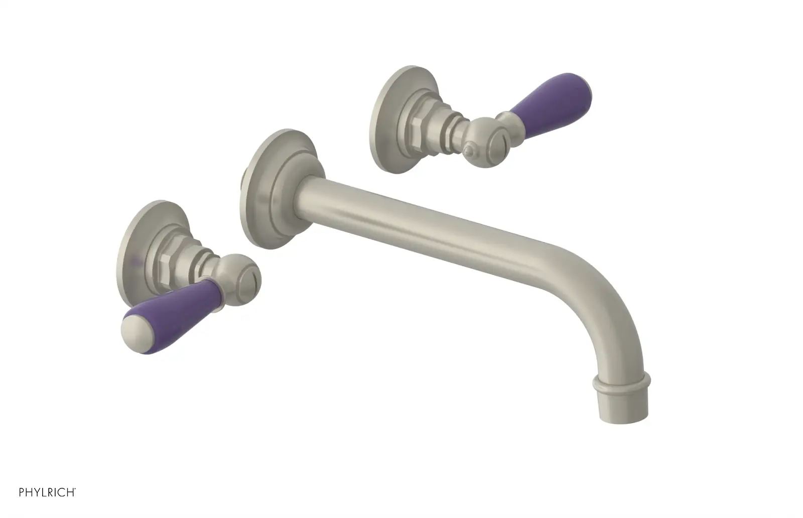 Phylrich Jamestown Wall Lavatory Set with Lever Handle by Phylrich