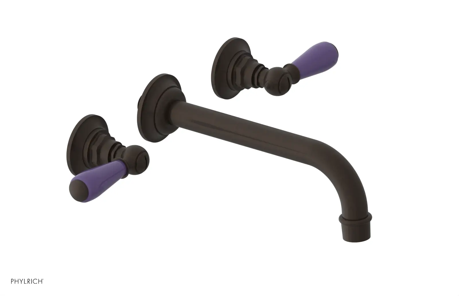 Phylrich Jamestown Wall Lavatory Set with Lever Handle by Phylrich