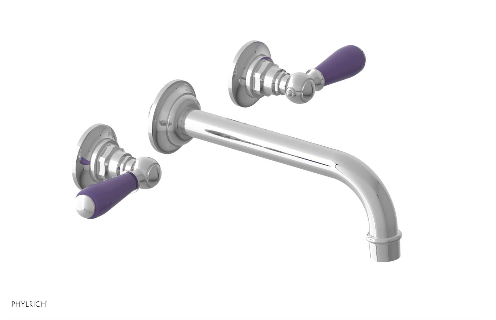 Phylrich Jamestown Wall Tub Set with Lever Handle by Phylrich