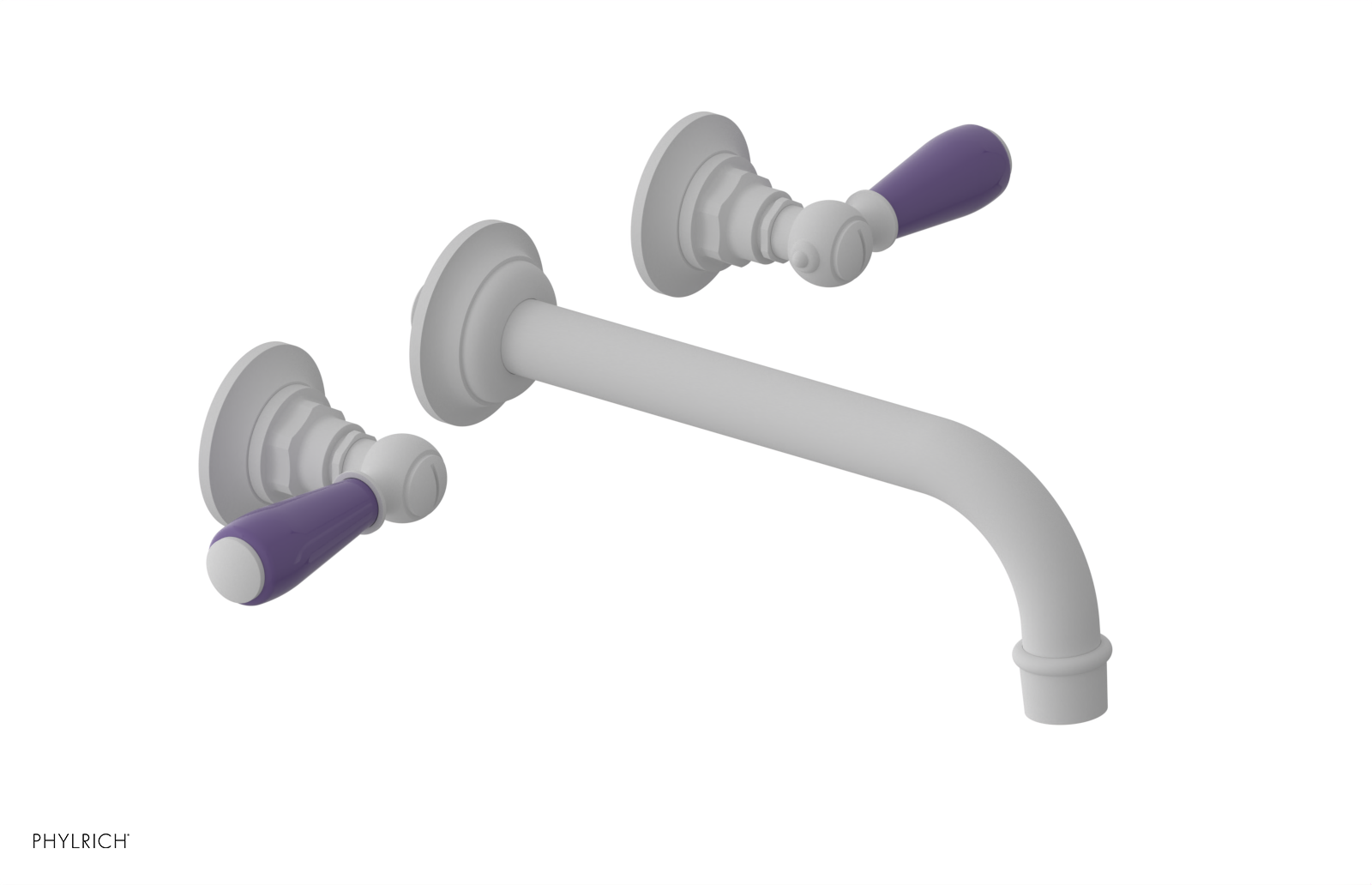 Phylrich Jamestown Wall Lavatory Set with Lever Handle by Phylrich